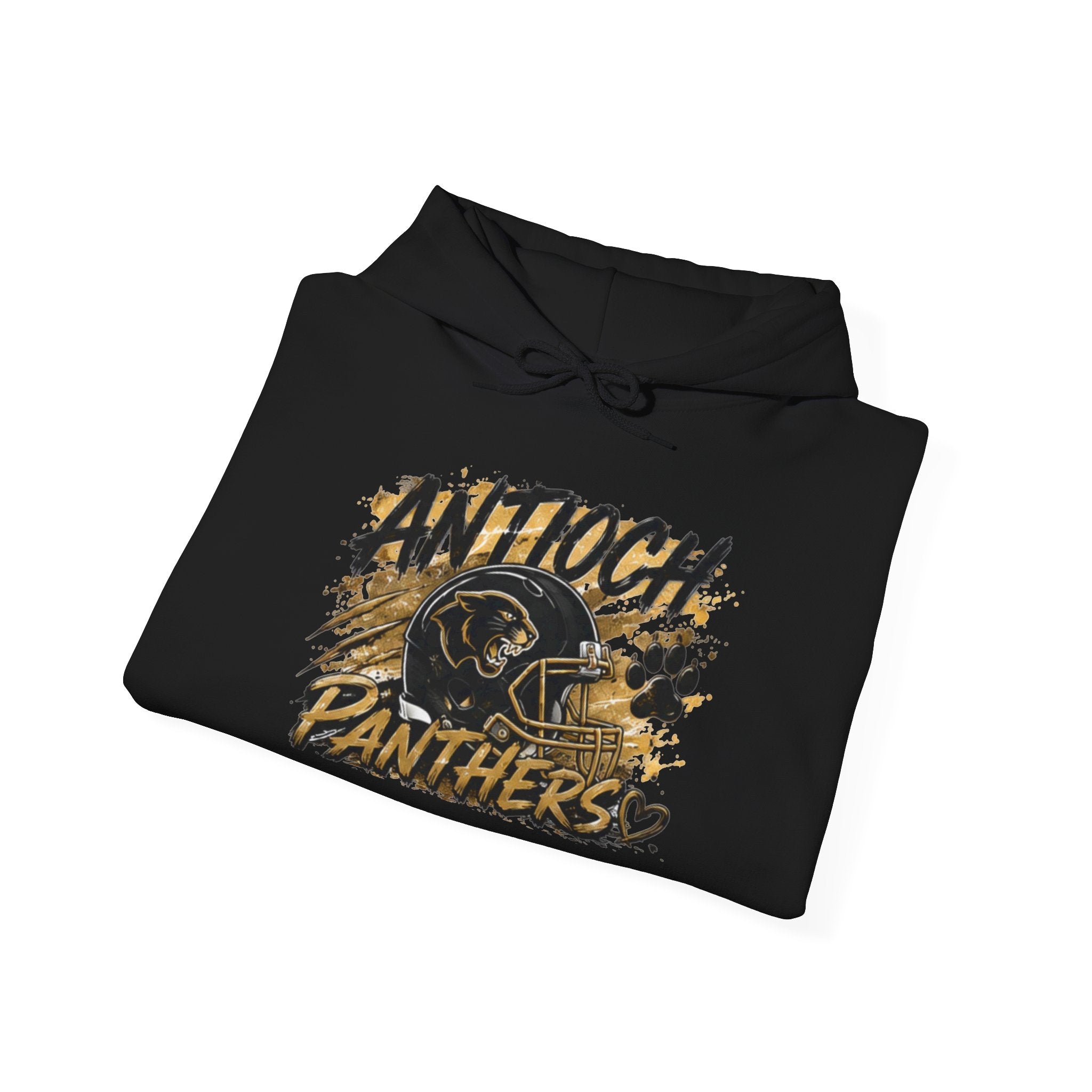 Antioch Panthers Football Hoodie – Vintage Helmet & Script Team Spirit