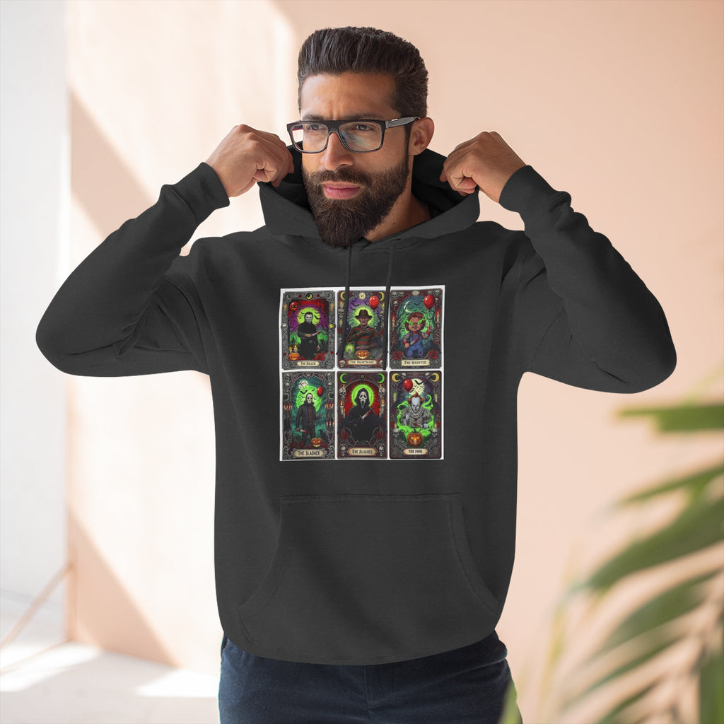 Horror Squad "FRIENDS" Graphic Hoodie — Retro Slasher Characters Pullover