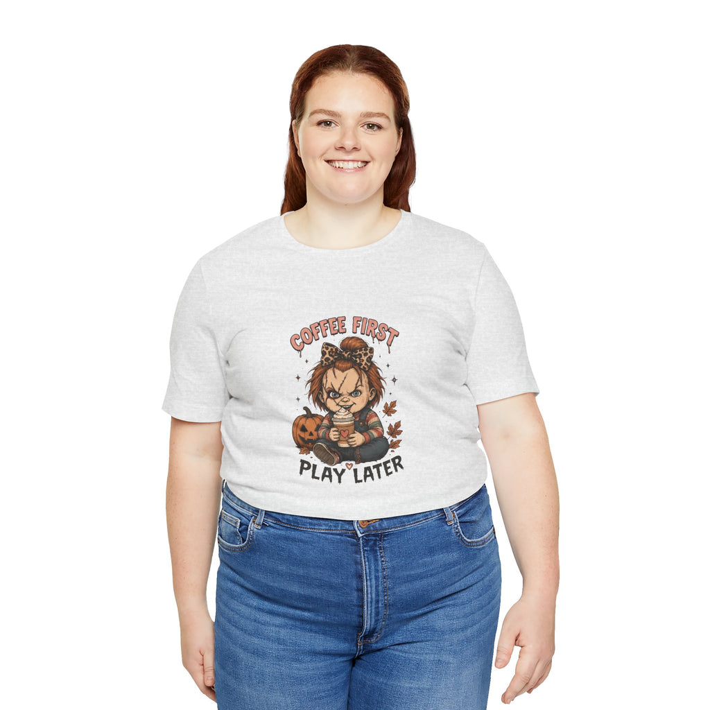 Spooky Season Tee — Leopard & Checker Ghosts Halloween Shirt