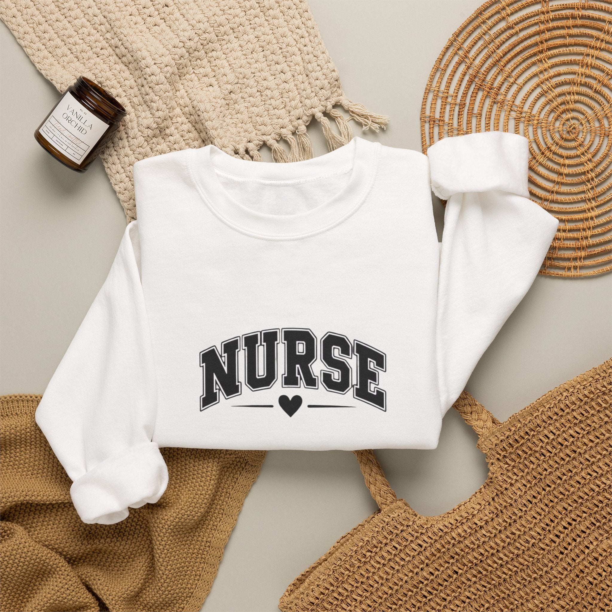Nurse Bold Crewneck Sweatshirt