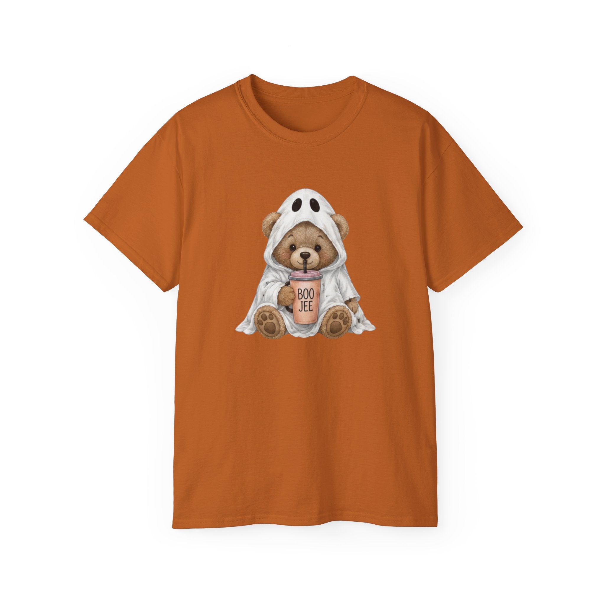 Halloween Bear Tee — Cute Ghost Costume 'Boo Joe' Graphic T‑Shirt