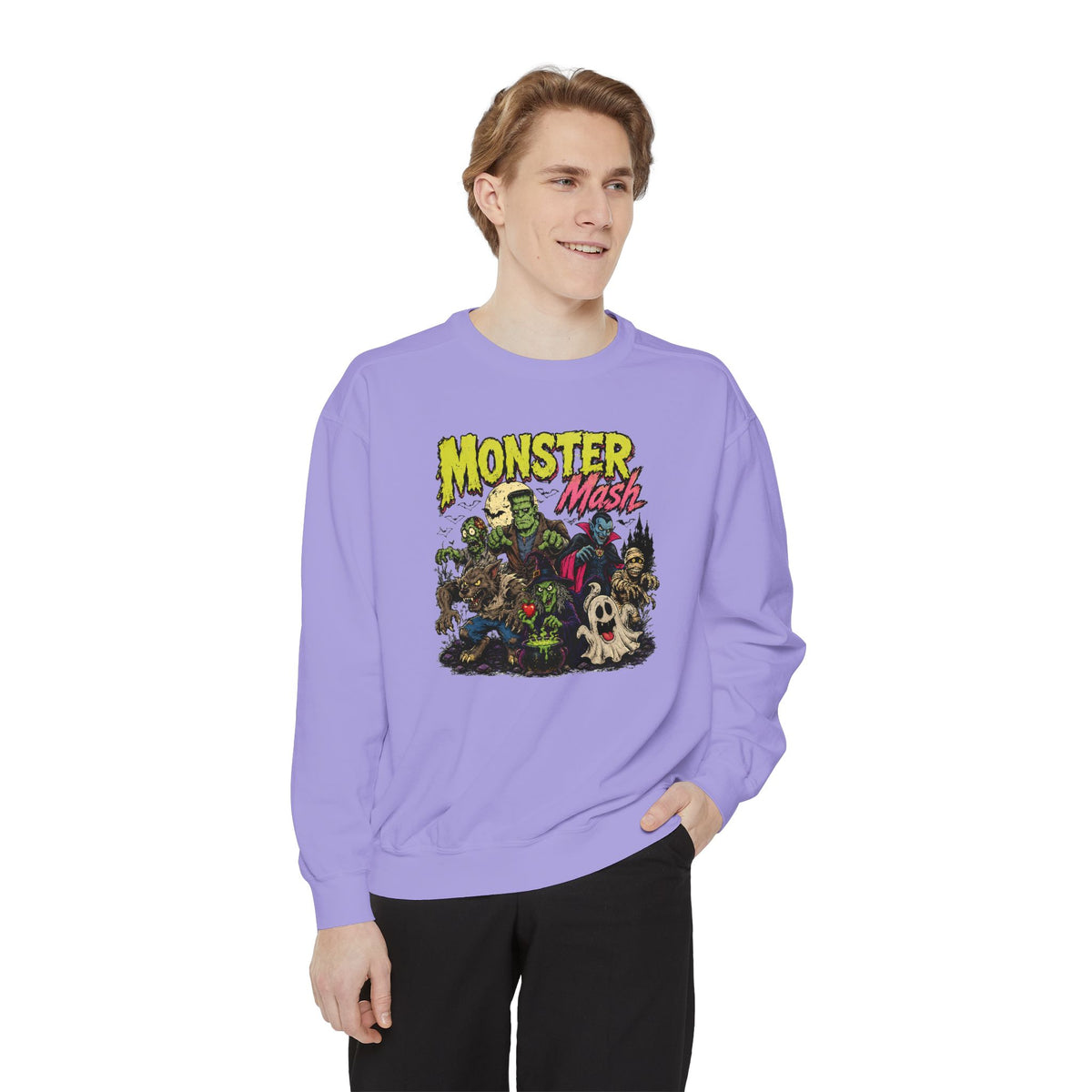 Retro Monster Mash  pullover