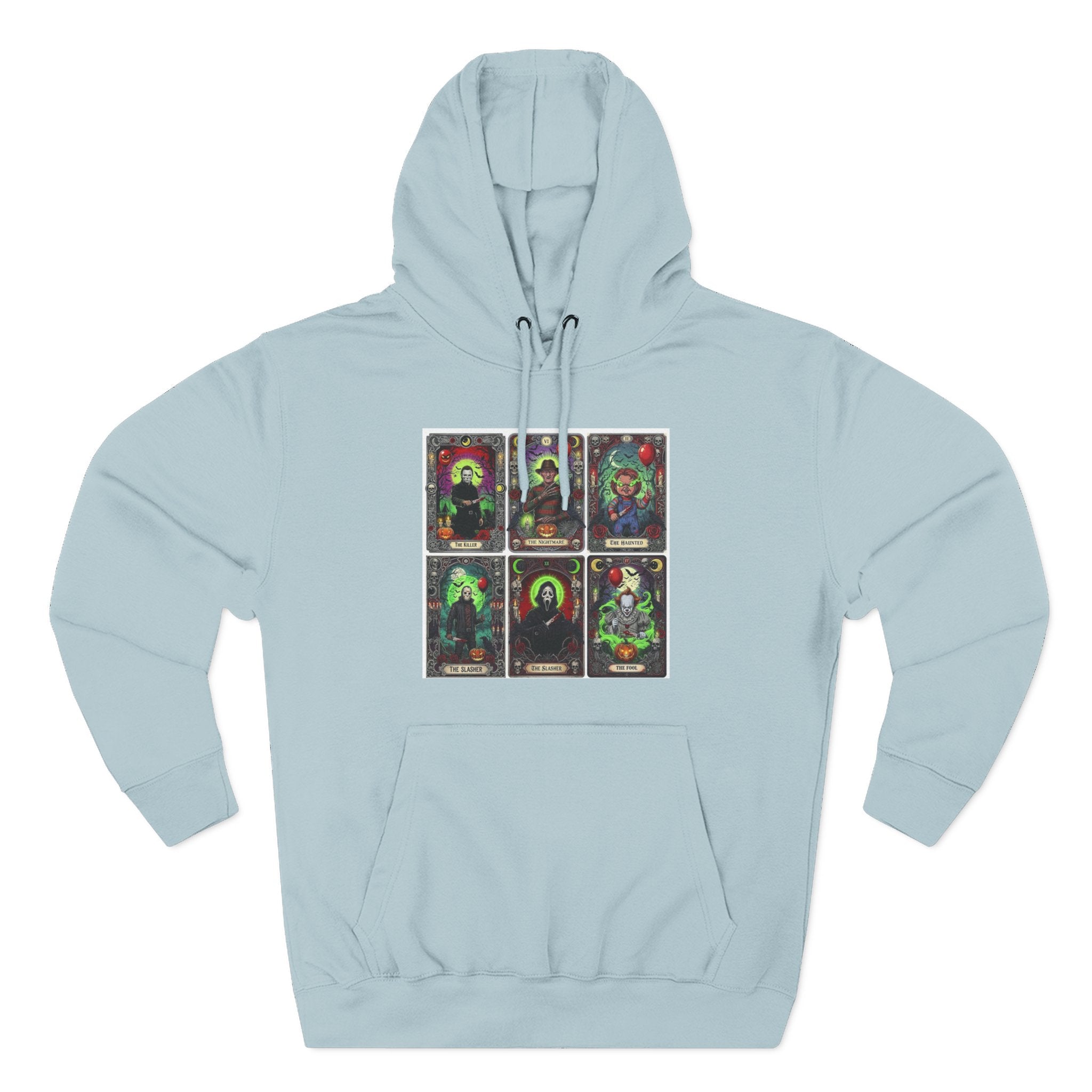 Horror Squad "FRIENDS" Graphic Hoodie — Retro Slasher Characters Pullover