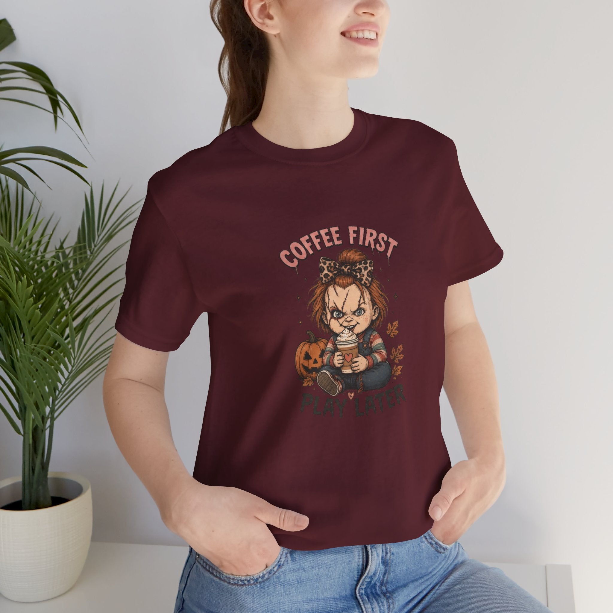 Spooky Season Tee — Leopard & Checker Ghosts Halloween Shirt