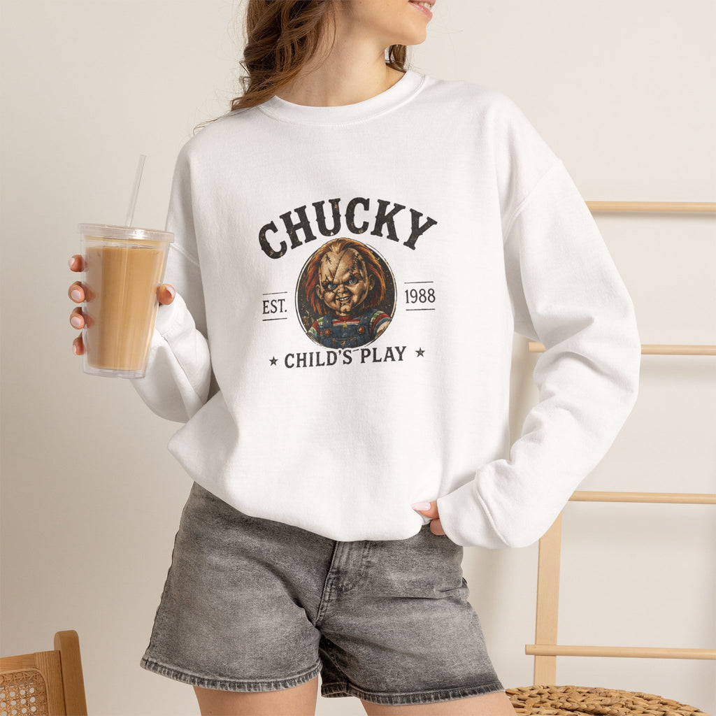 Chucky Child's Play Retro Crewneck Sweatshirt
