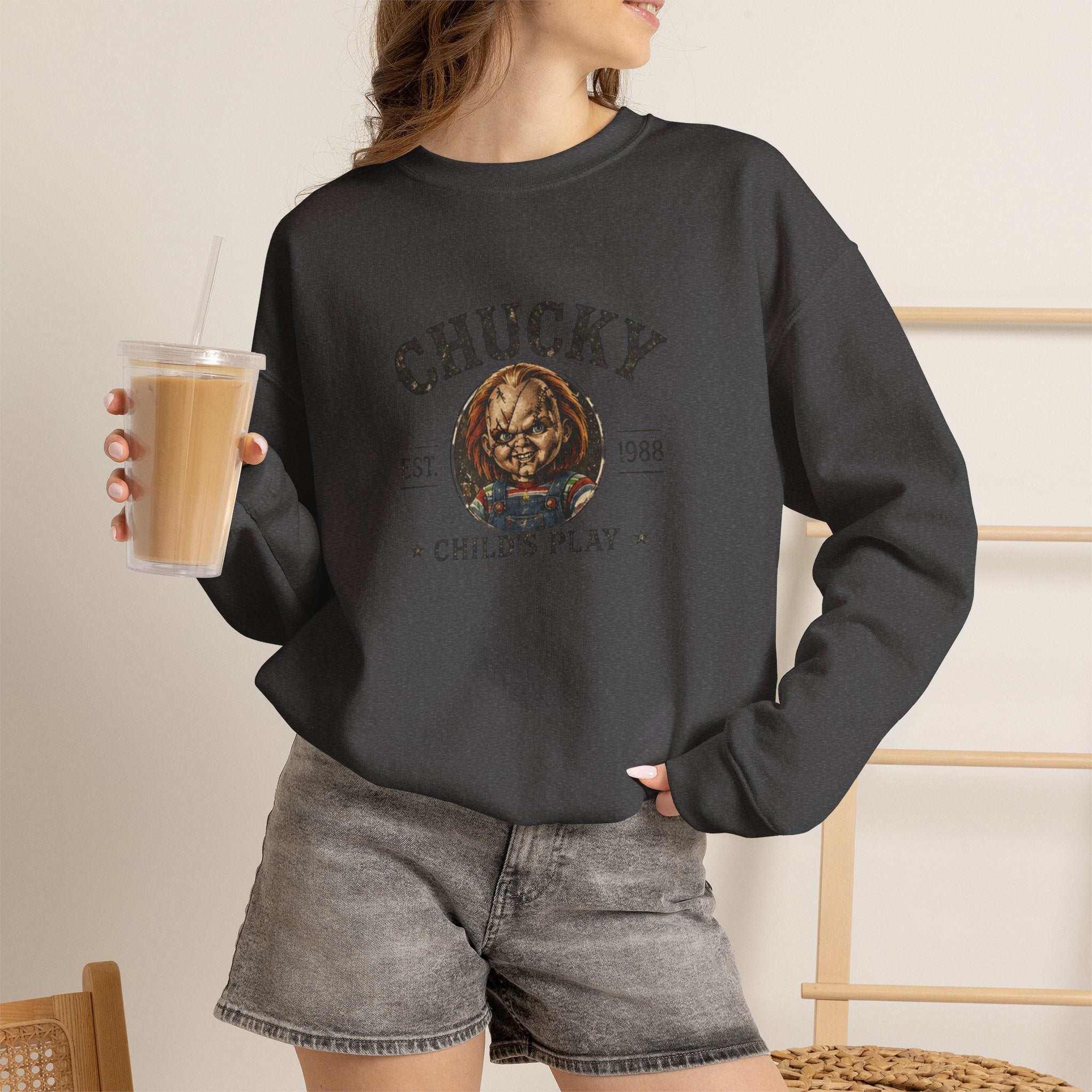 Chucky Child's Play Retro Crewneck Sweatshirt