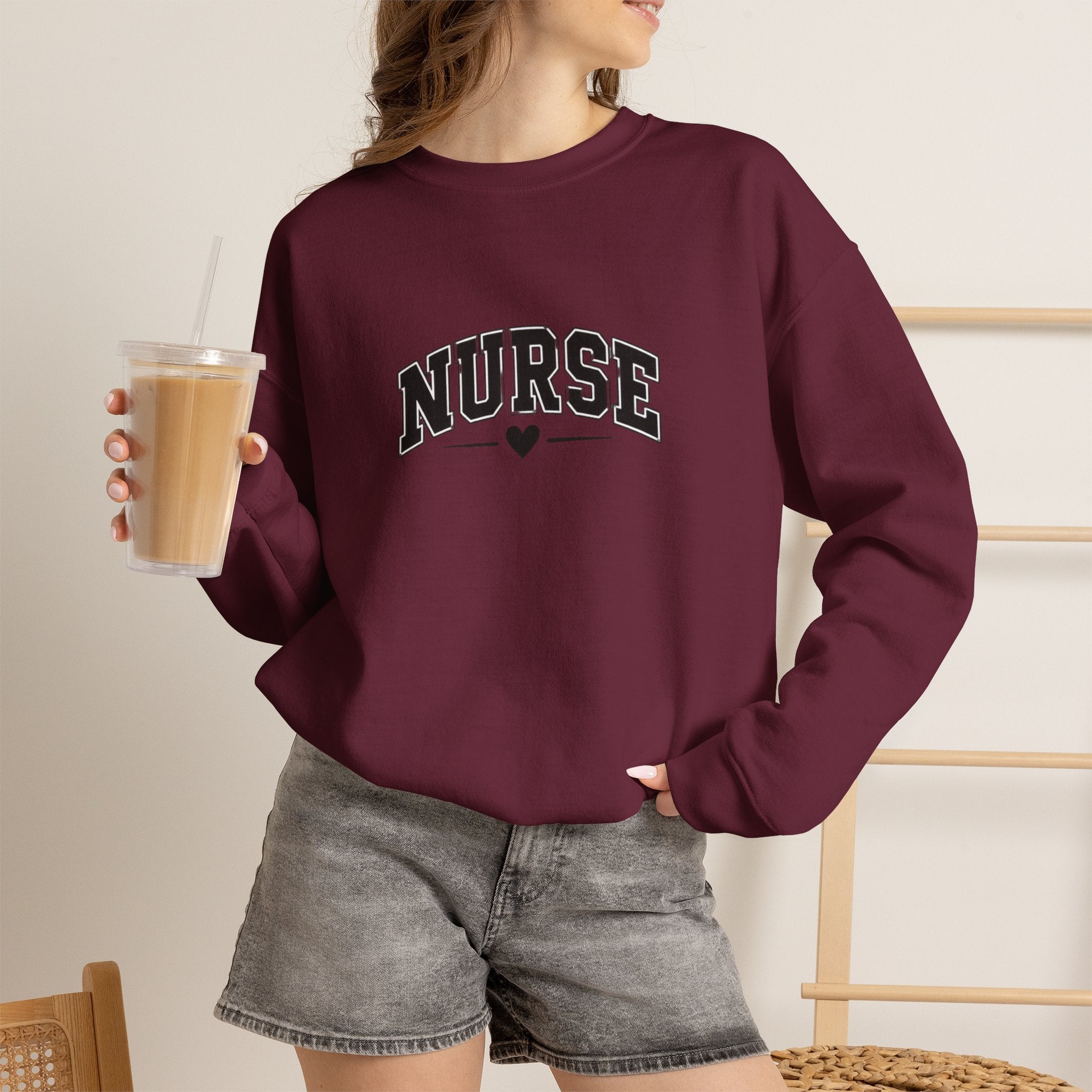 Nurse Bold Crewneck Sweatshirt