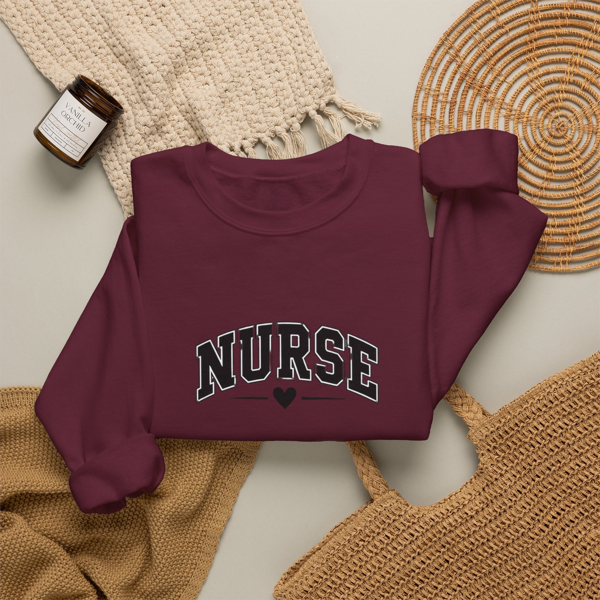 Nurse Bold Crewneck Sweatshirt