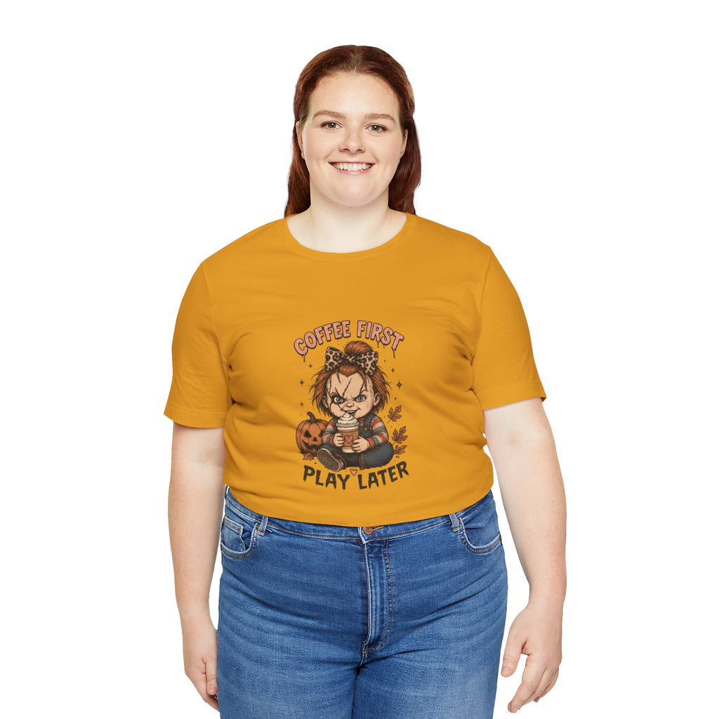 Spooky Season Tee — Leopard & Checker Ghosts Halloween Shirt