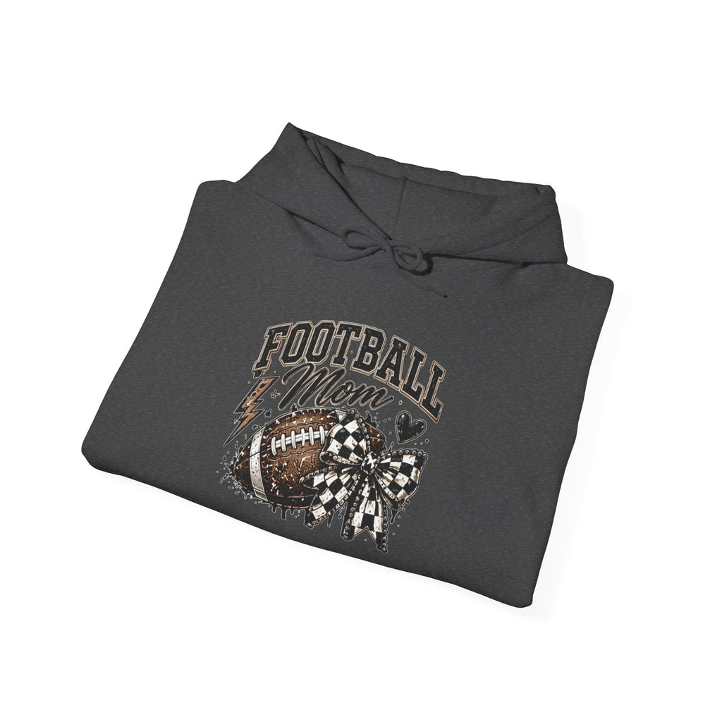 Football Mom Hoodie — Vintage Football Mom Graphic Pullover