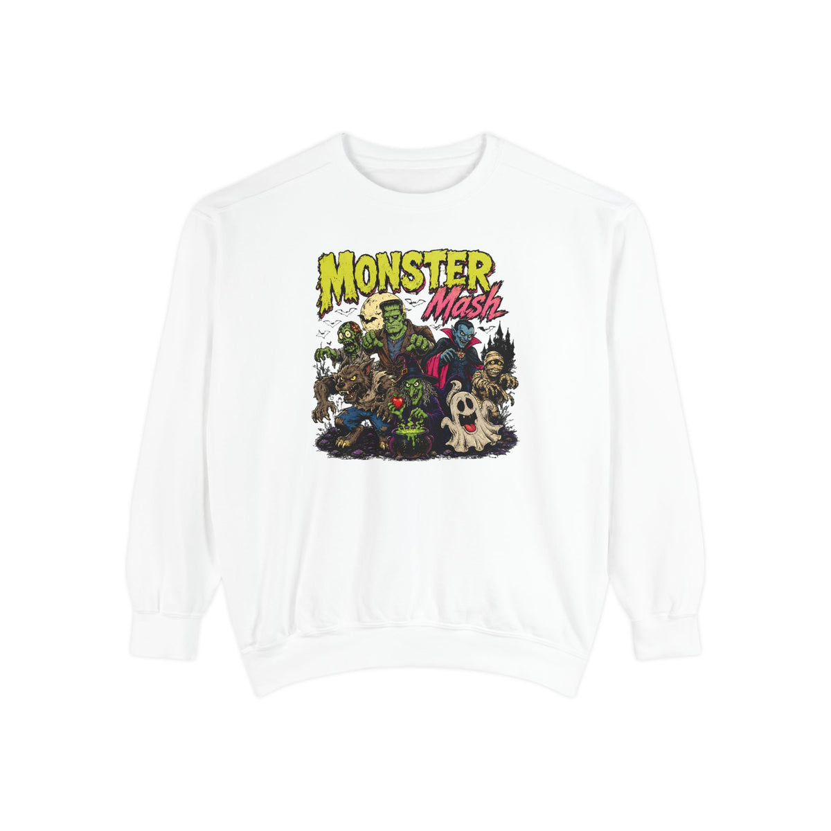 Retro Monster Mash  pullover