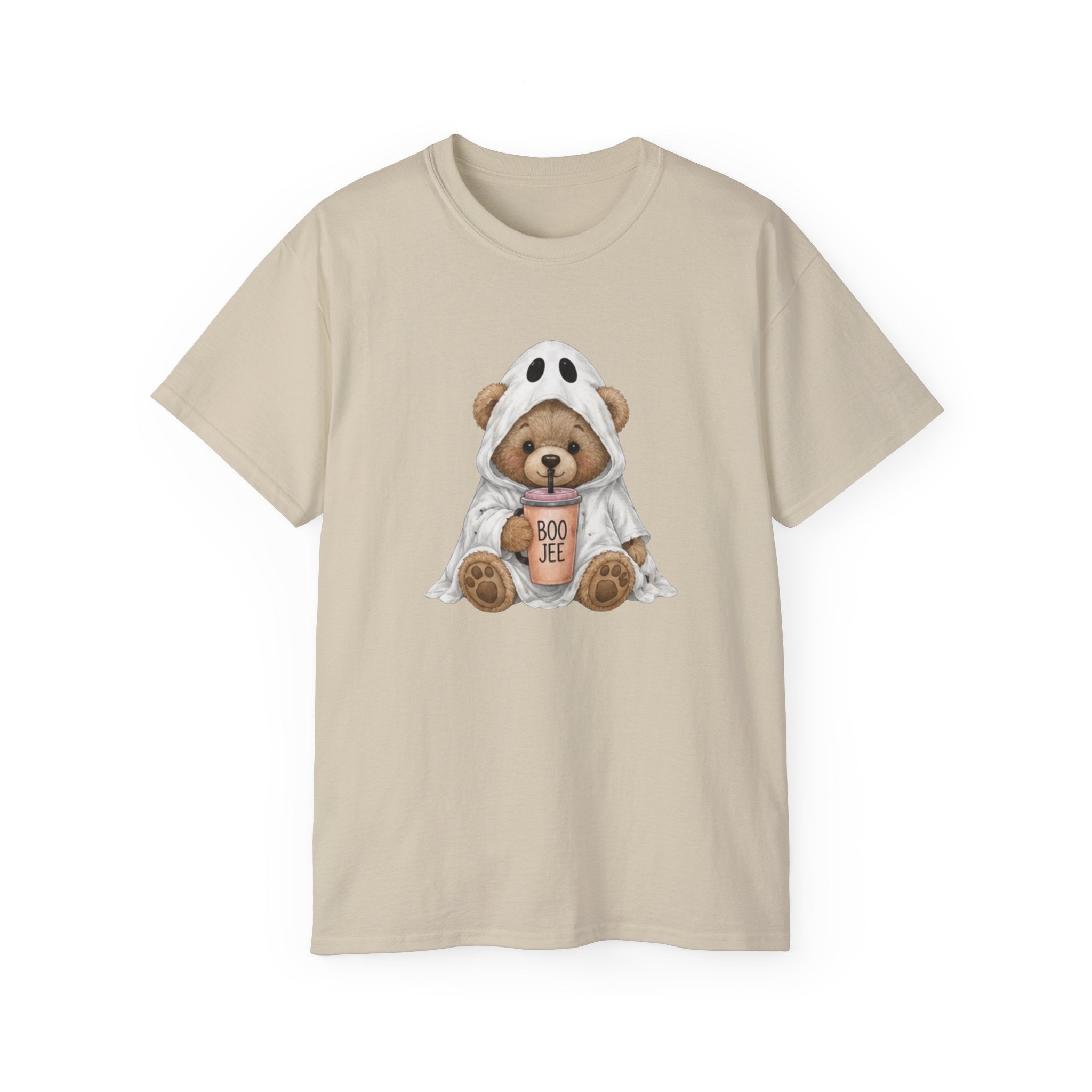 Halloween Bear Tee — Cute Ghost Costume 'Boo Joe' Graphic T‑Shirt