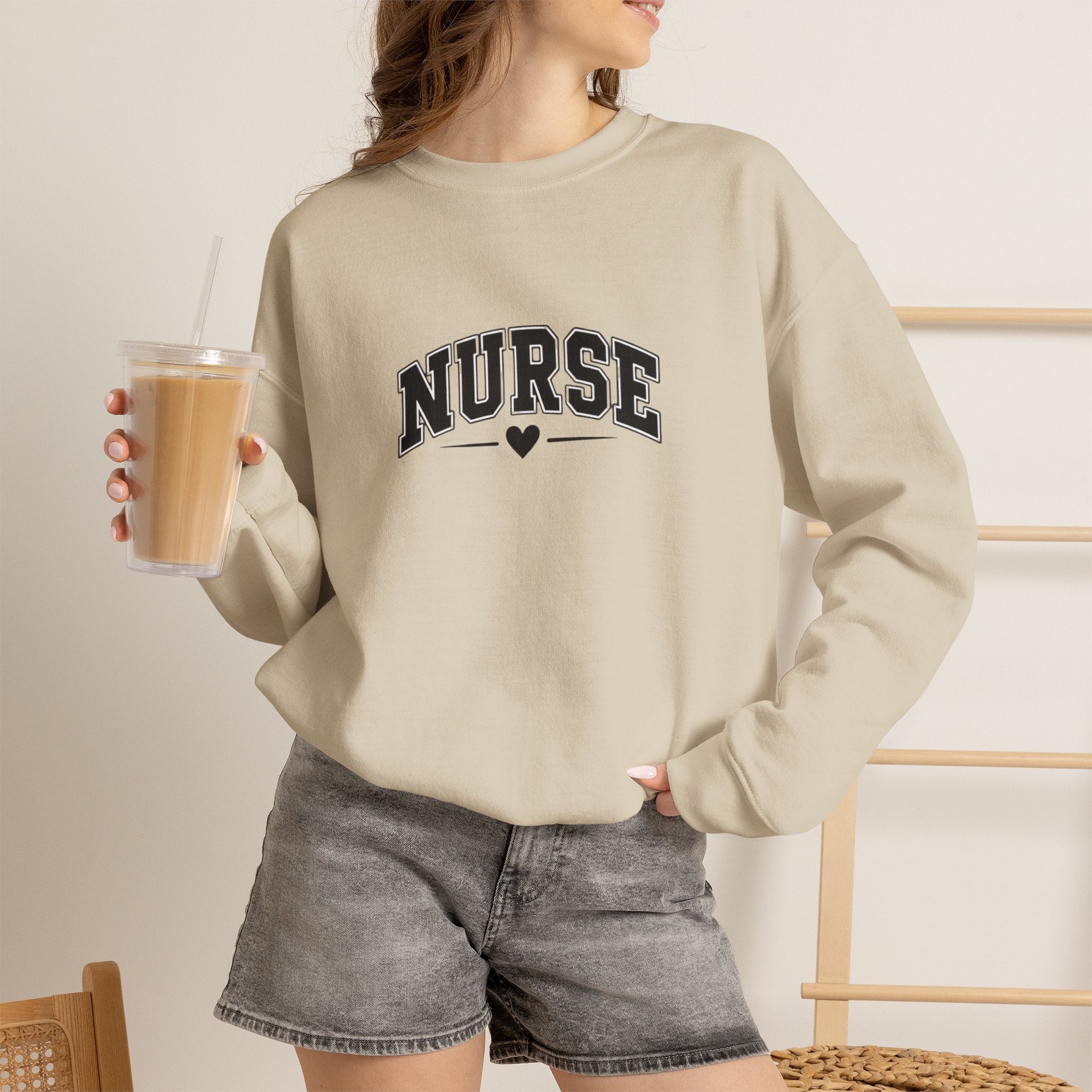 Nurse Bold Crewneck Sweatshirt
