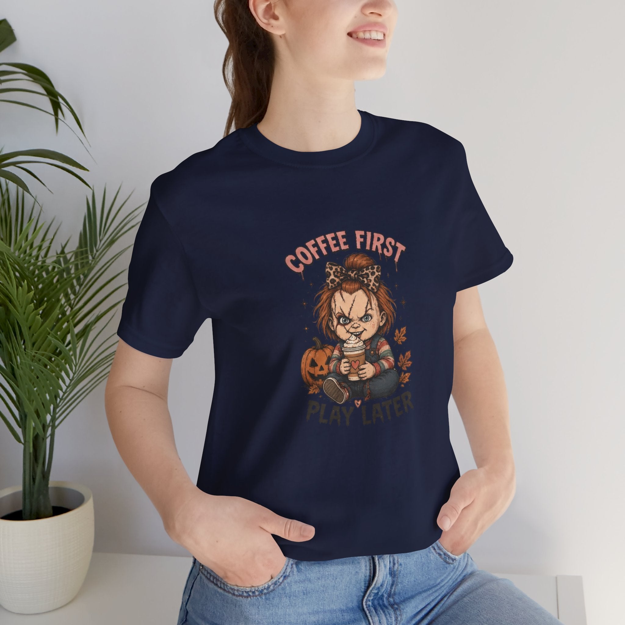 Spooky Season Tee — Leopard & Checker Ghosts Halloween Shirt