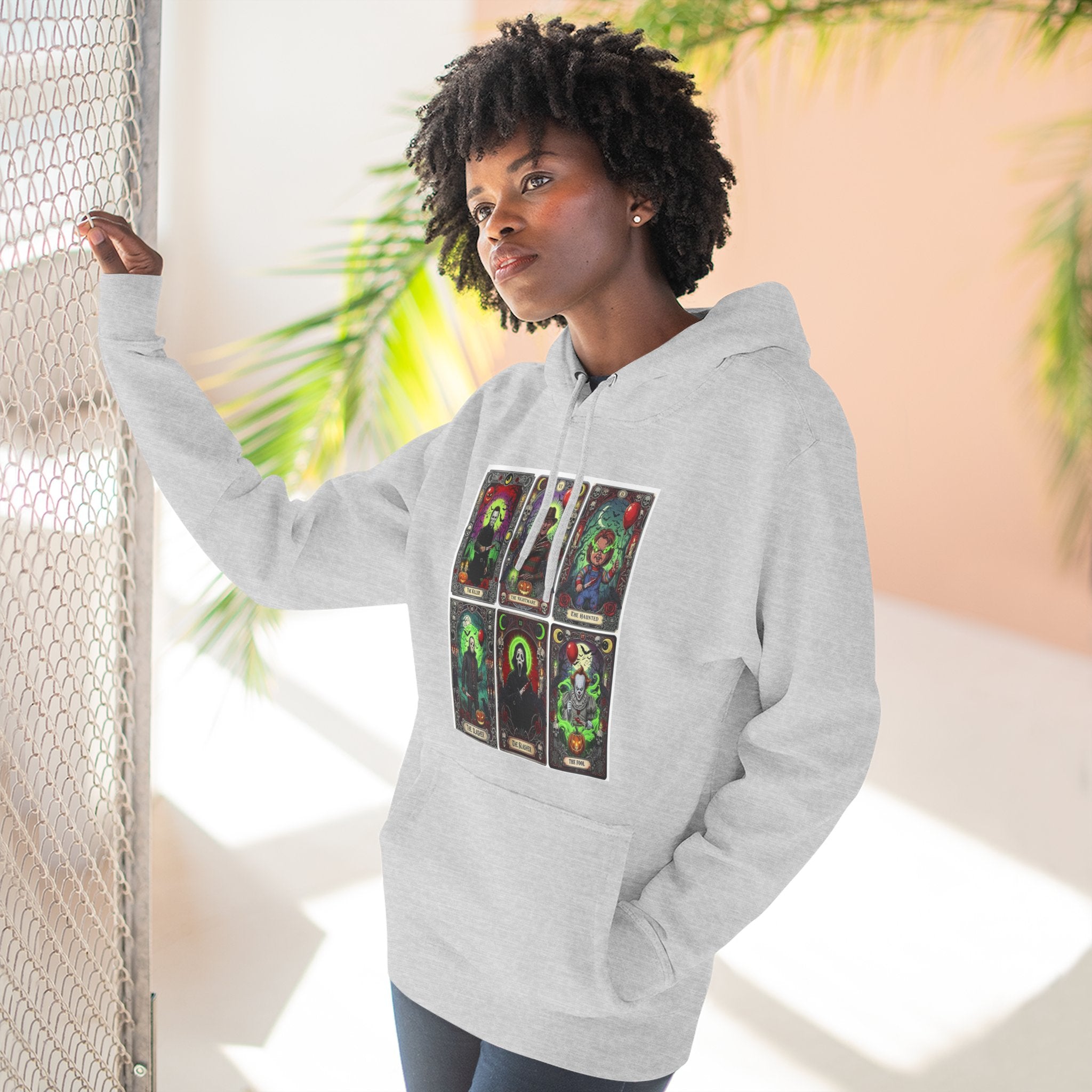 Horror Squad "FRIENDS" Graphic Hoodie — Retro Slasher Characters Pullover