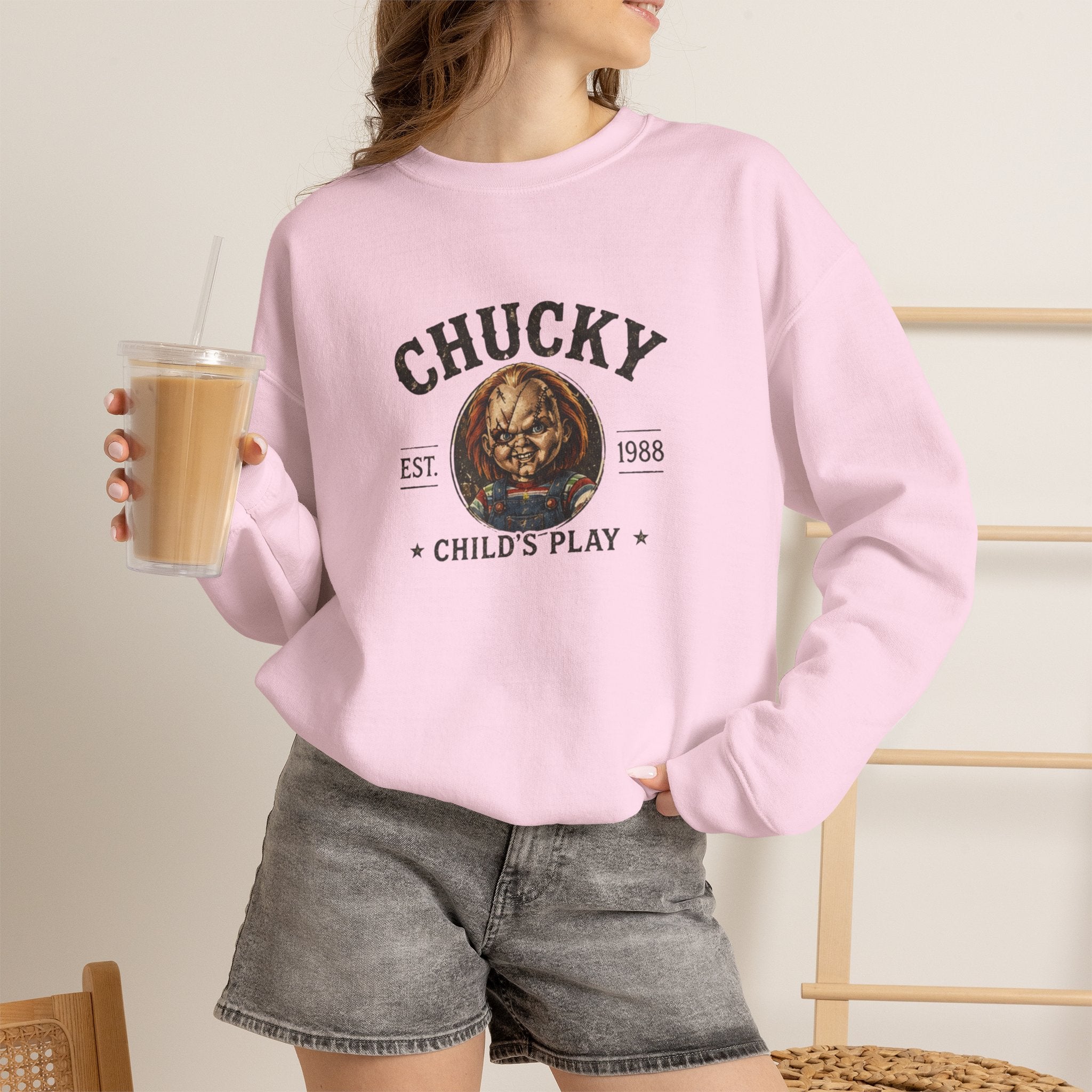 Chucky Child's Play Retro Crewneck Sweatshirt