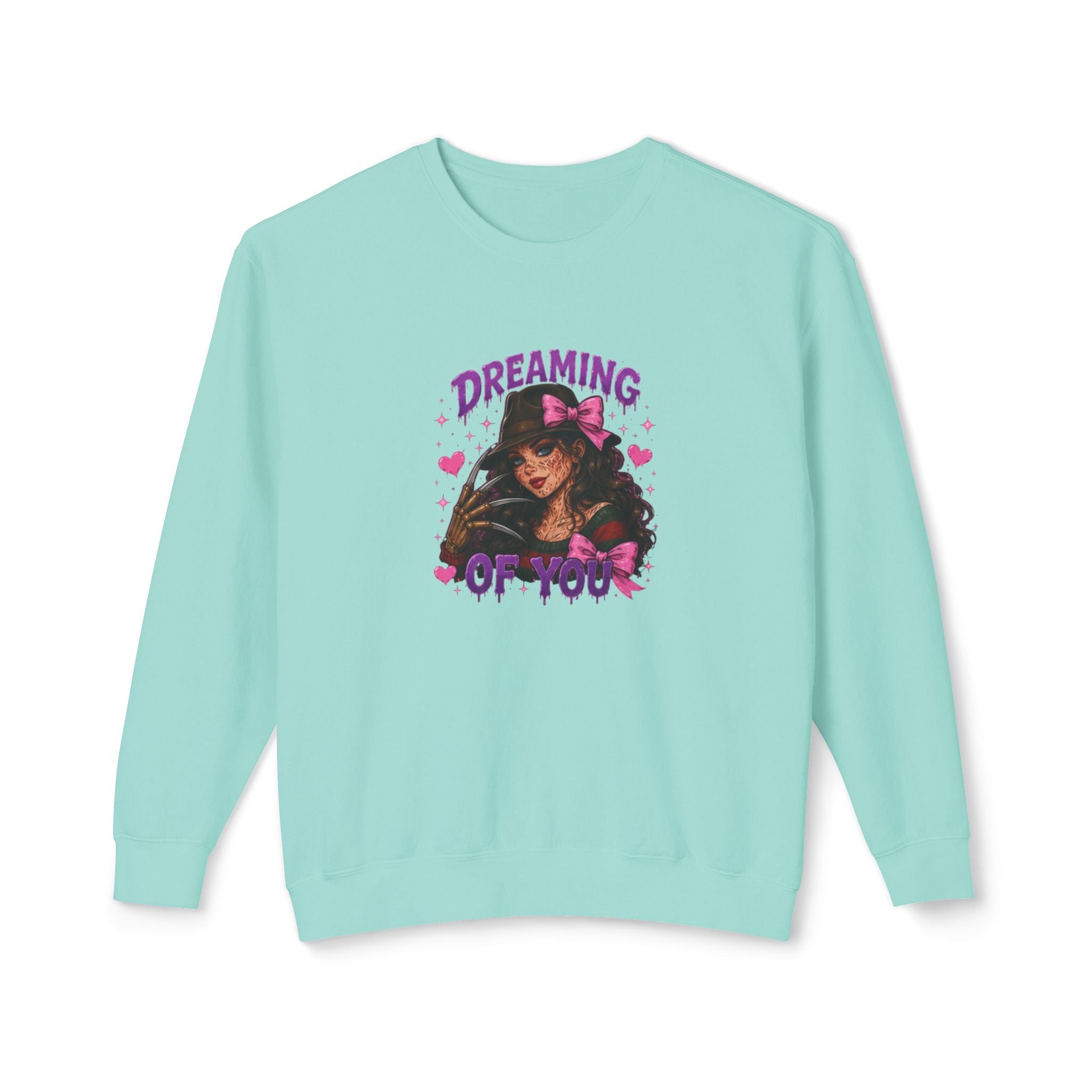 Spooky But Sweet Crewneck Sweatshirt — Cute Horror Michael Myers Graphic