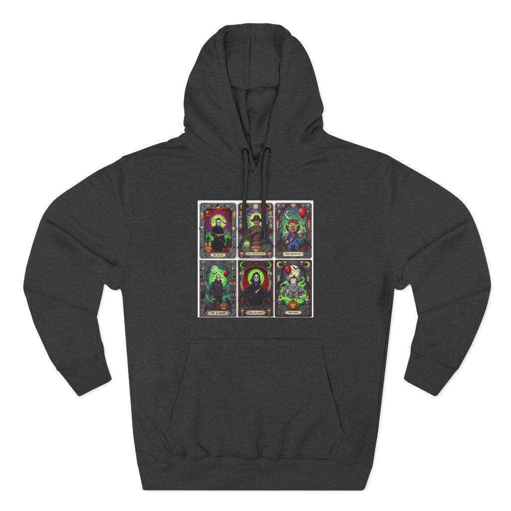 Horror Squad "FRIENDS" Graphic Hoodie — Retro Slasher Characters Pullover