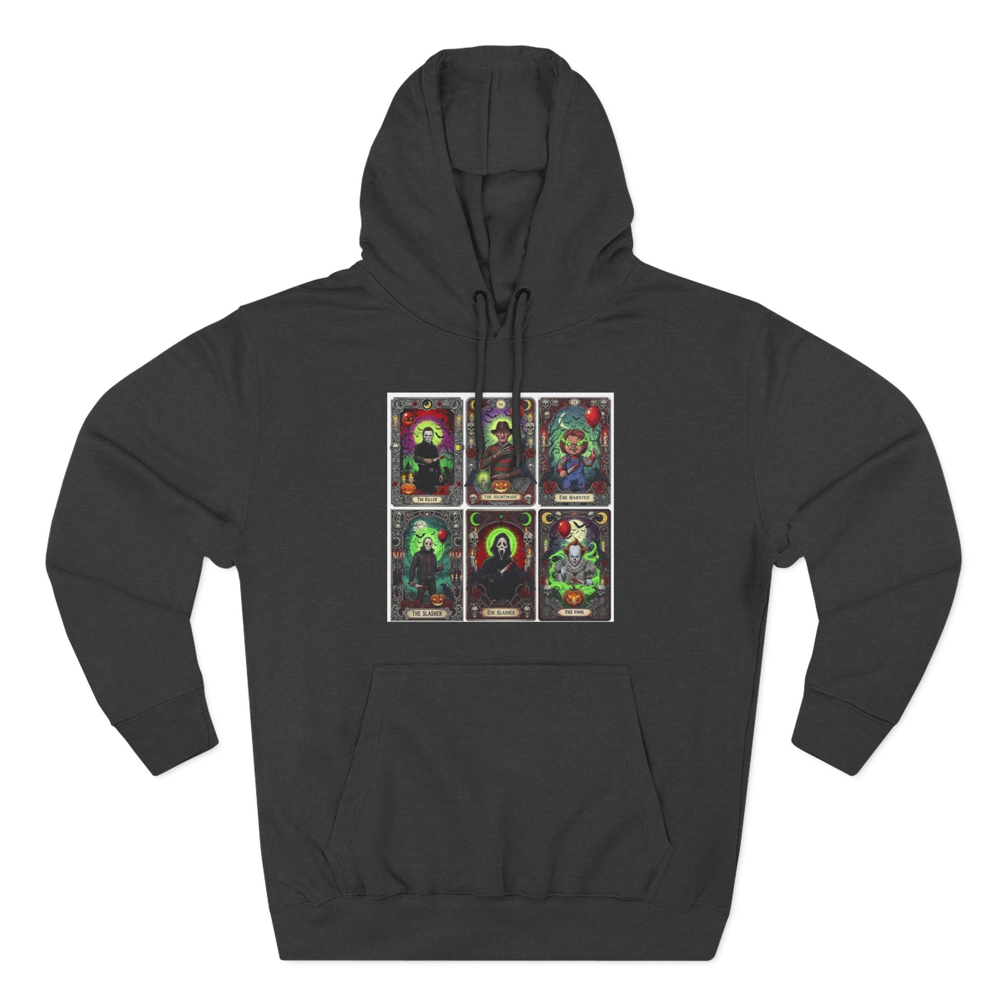 Horror Squad "FRIENDS" Graphic Hoodie — Retro Slasher Characters Pullover