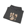 Plaid Mouse Ears Hoodie — Cute Bow & Stars Graphic Sweatshirt