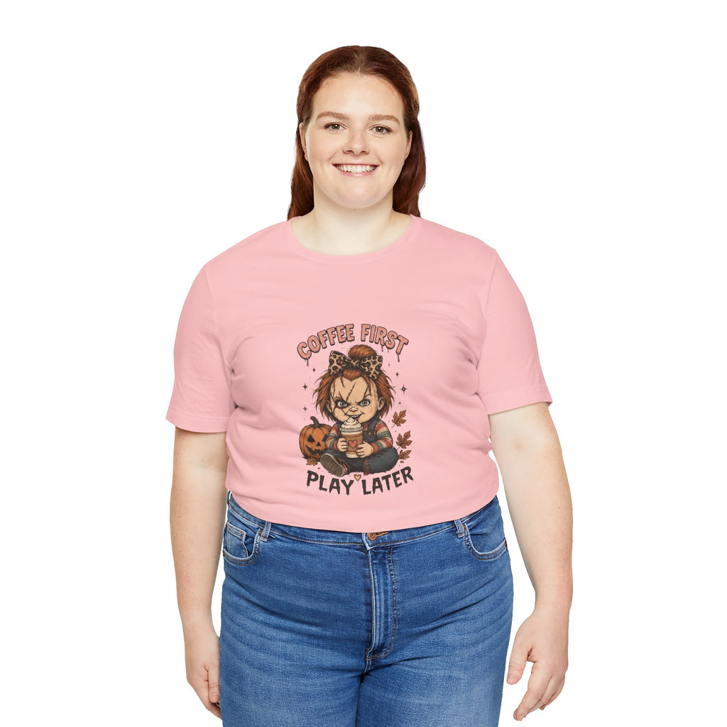 Spooky Season Tee — Leopard & Checker Ghosts Halloween Shirt