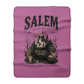 Salem Witches Brew Sherpa Blanket — Halloween Witch Cauldron Throw