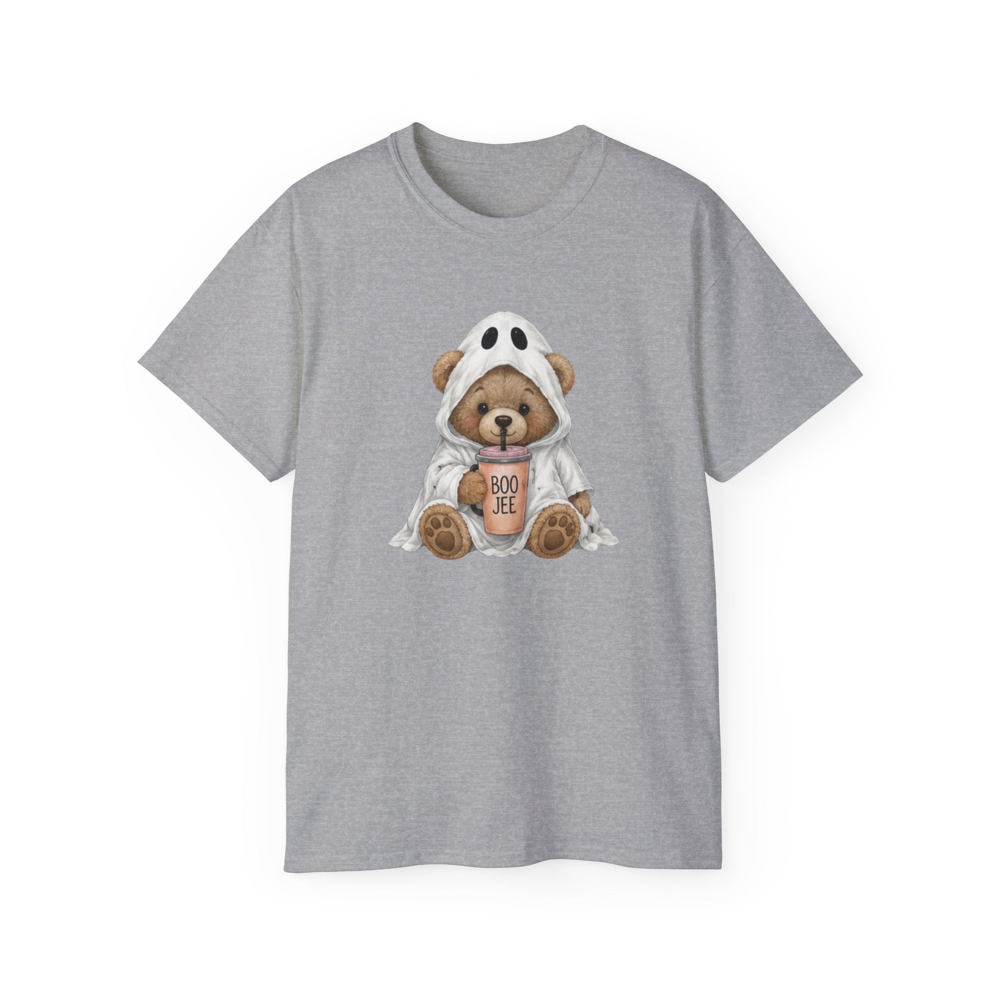 Halloween Bear Tee — Cute Ghost Costume 'Boo Joe' Graphic T‑Shirt