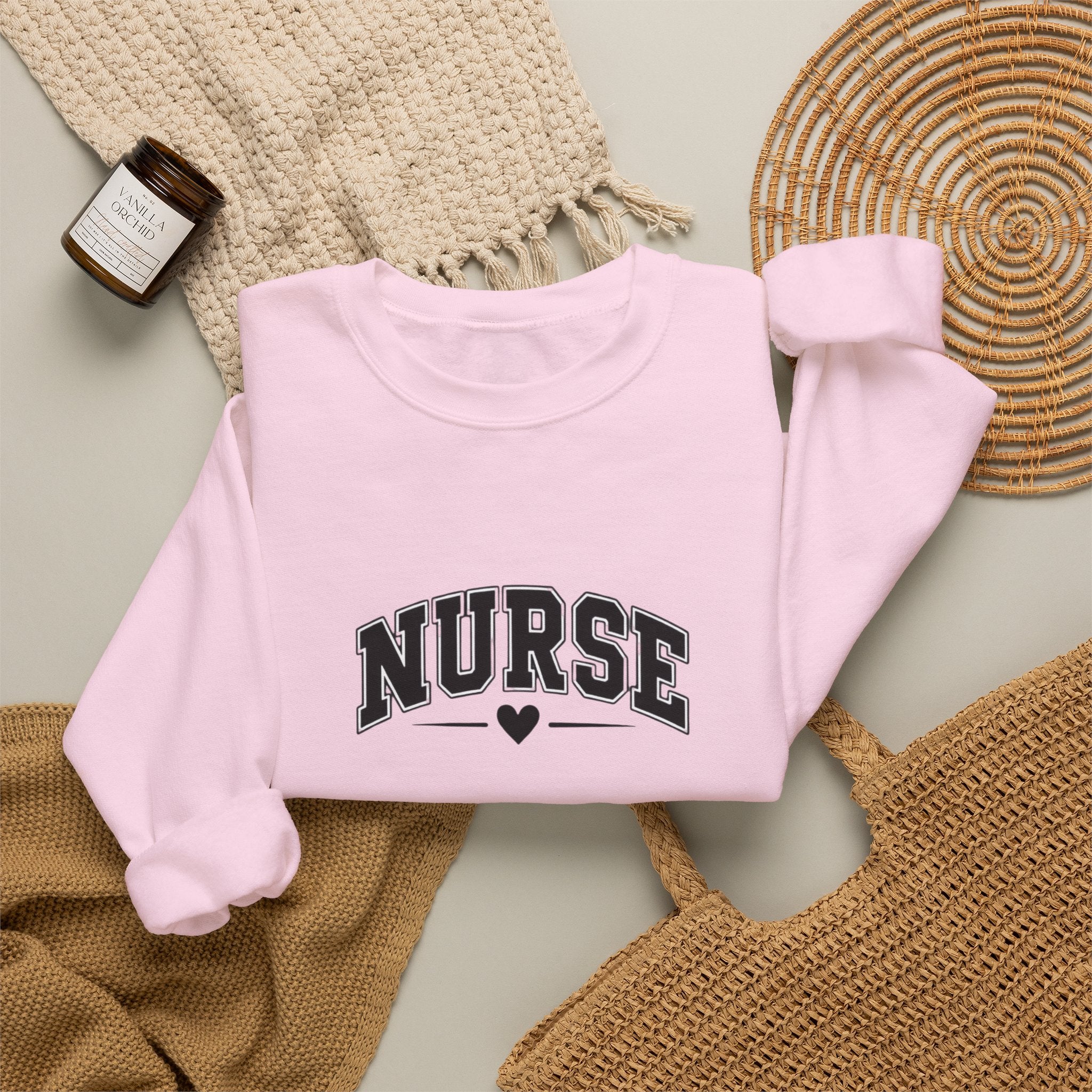 Nurse Bold Crewneck Sweatshirt