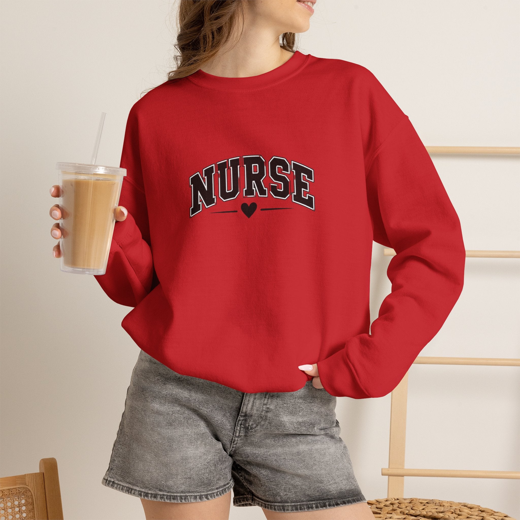 Nurse Bold Crewneck Sweatshirt