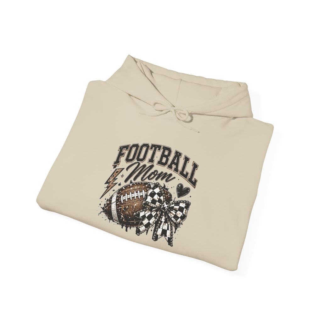 Football Mom Hoodie — Vintage Football Mom Graphic Pullover