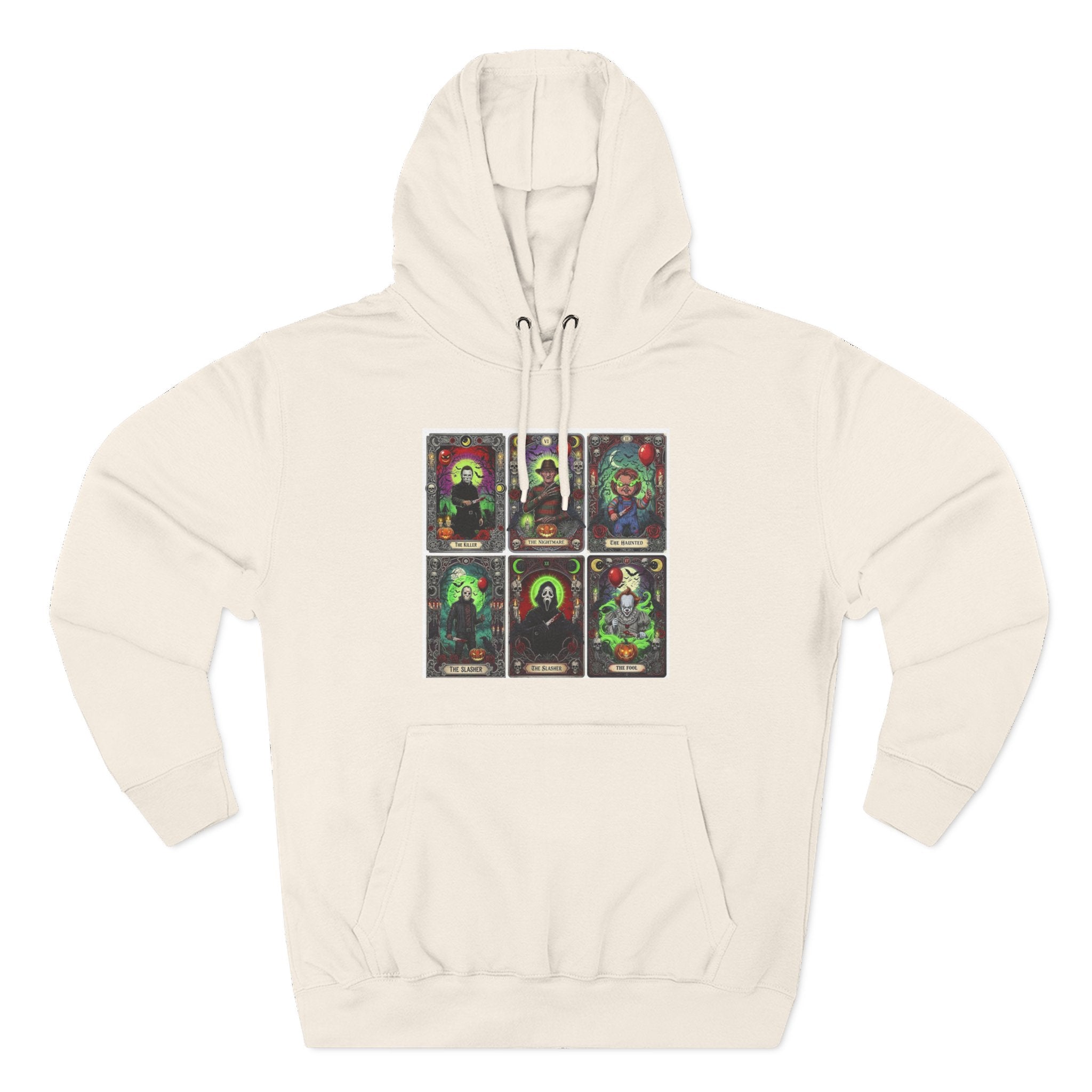 Horror Squad "FRIENDS" Graphic Hoodie — Retro Slasher Characters Pullover