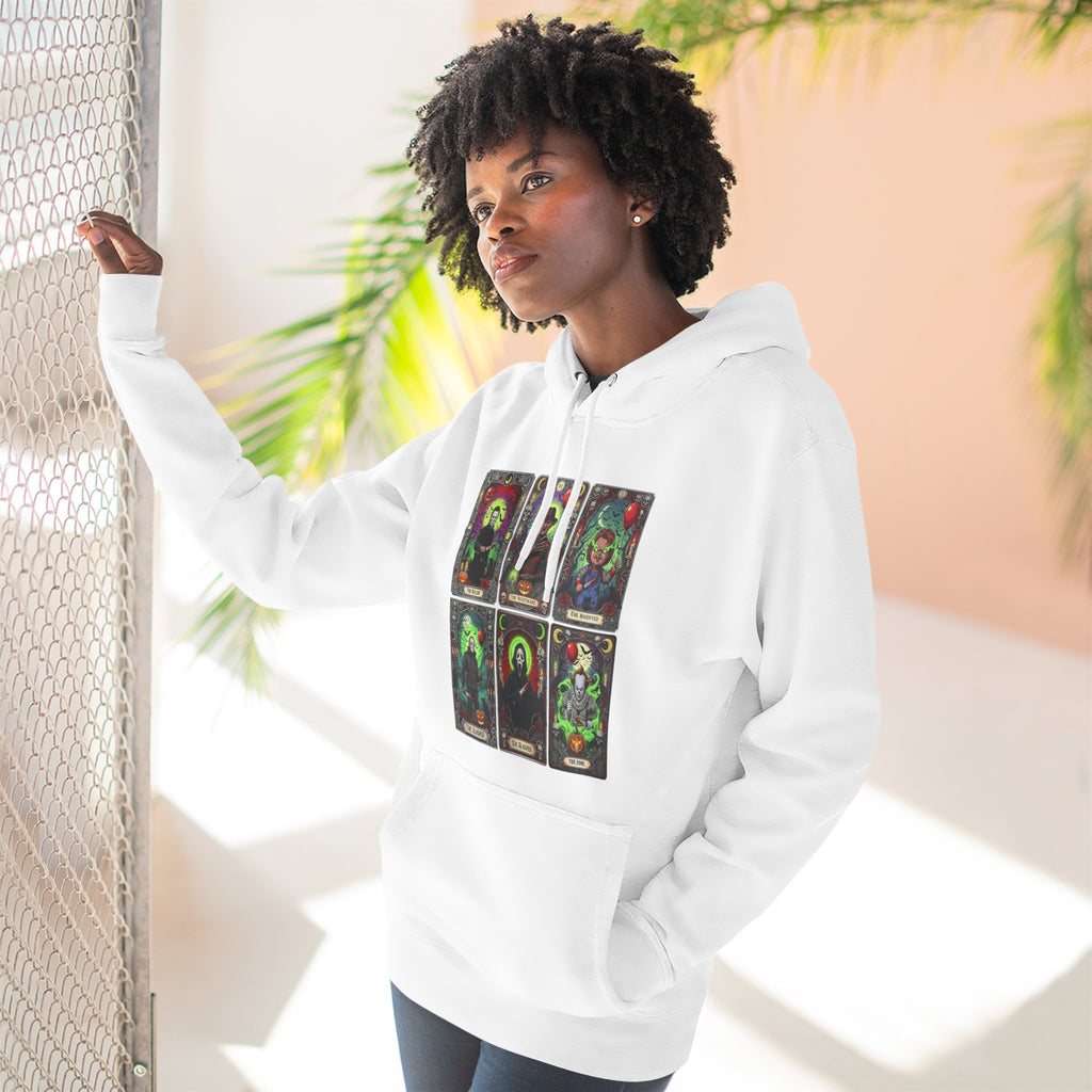 Horror Squad "FRIENDS" Graphic Hoodie — Retro Slasher Characters Pullover