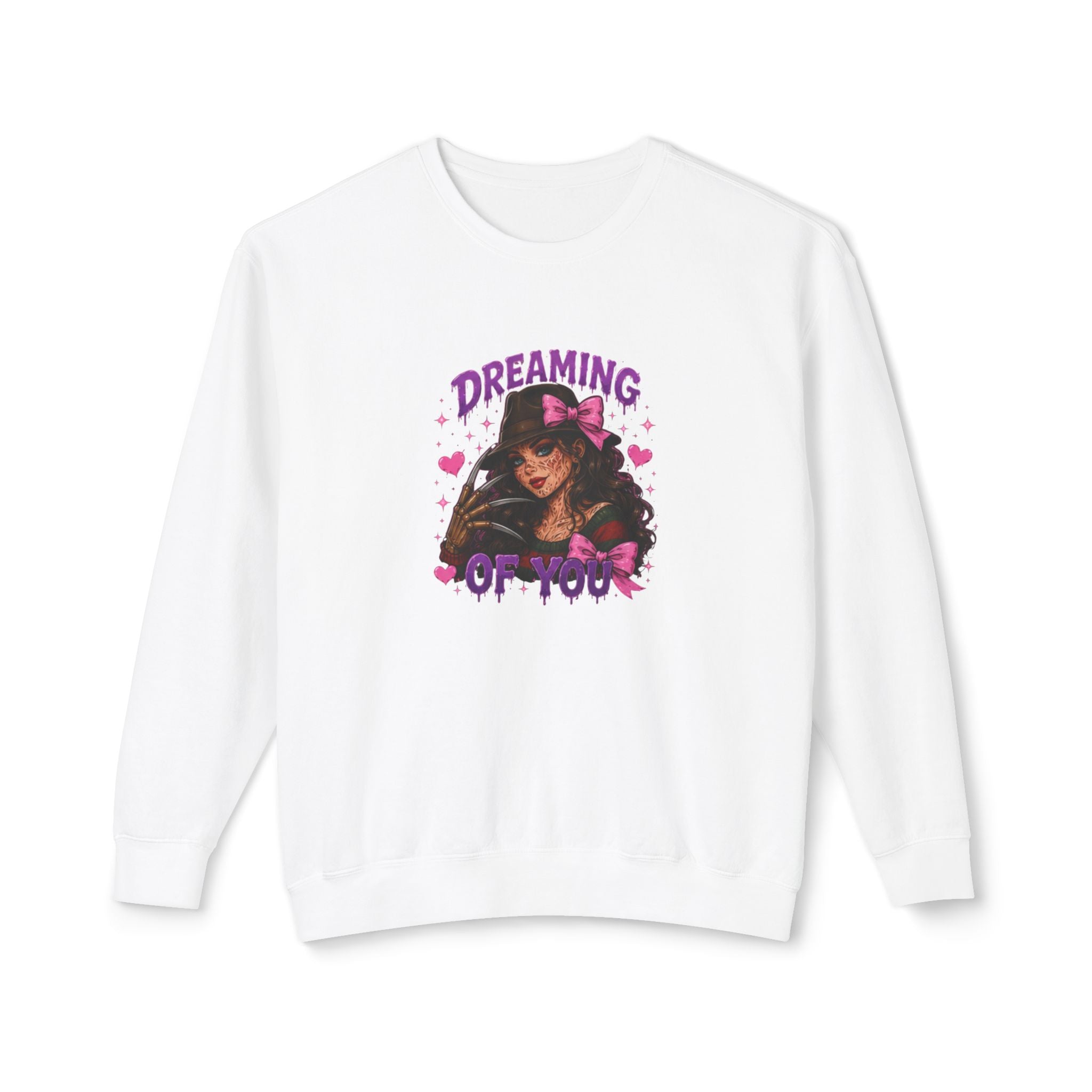 Spooky But Sweet Crewneck Sweatshirt — Cute Horror Michael Myers Graphic