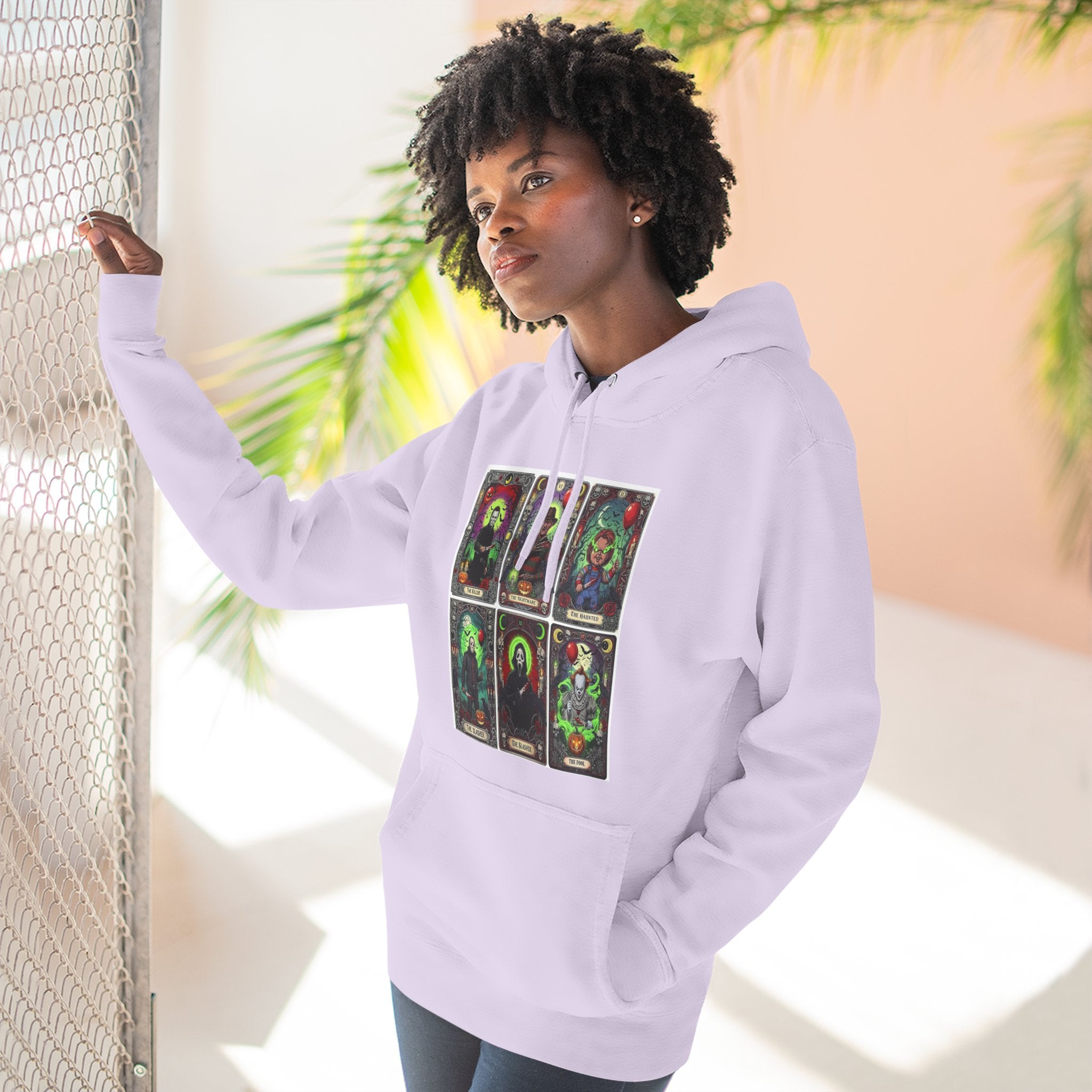 Horror Squad "FRIENDS" Graphic Hoodie — Retro Slasher Characters Pullover