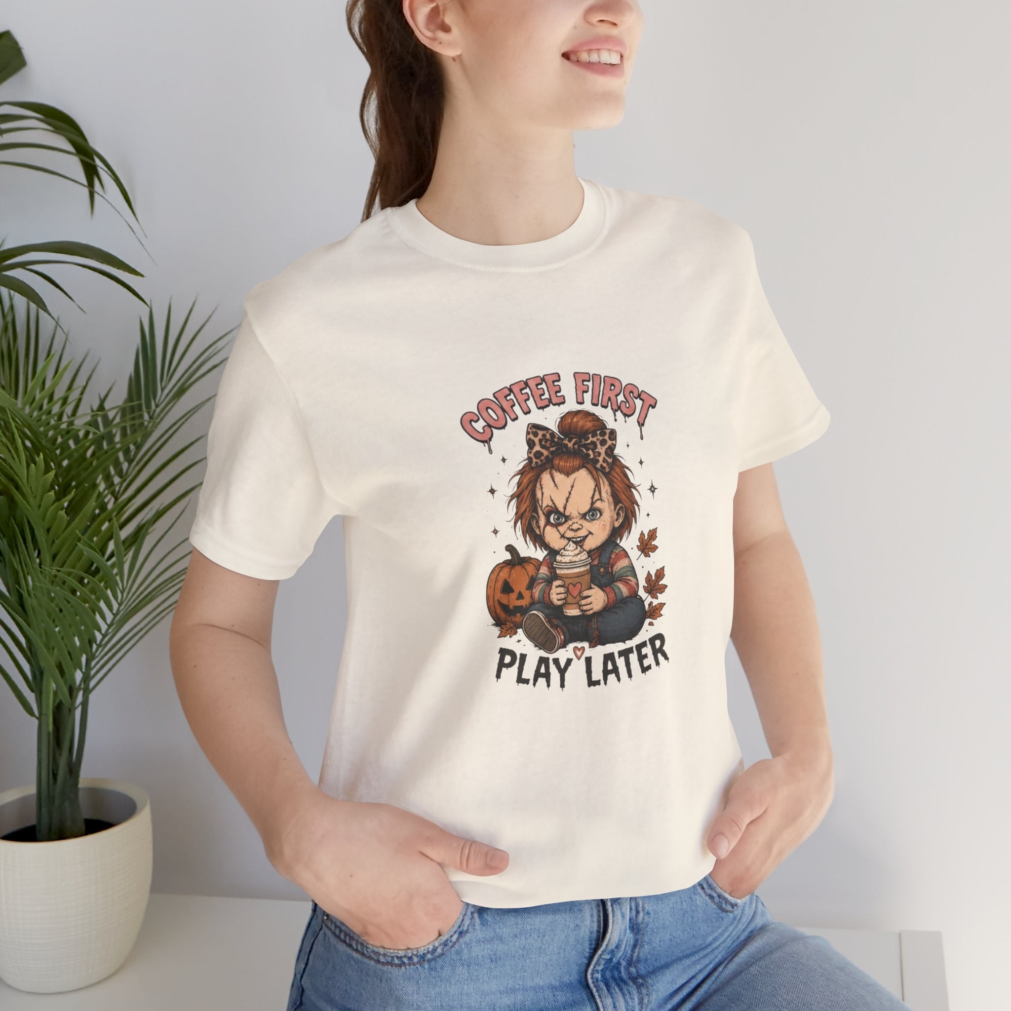 Spooky Season Tee — Leopard & Checker Ghosts Halloween Shirt