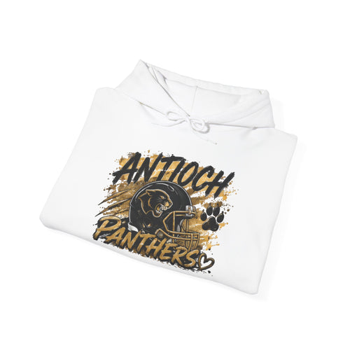 Antioch Panthers Football Hoodie – Vintage Helmet & Script Team Spirit