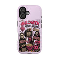 Halloween Movie Night Phone Case — Magnetic Impact-Resistant Horror Design