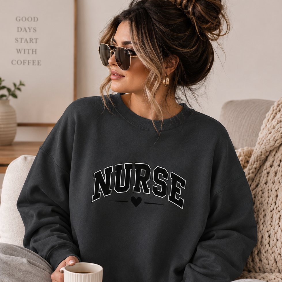 Nurse Bold Crewneck Sweatshirt