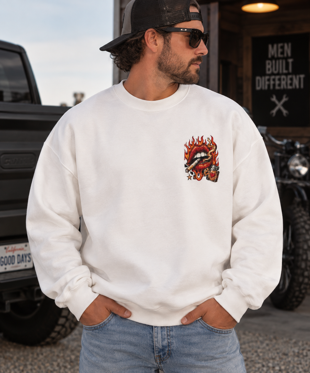 Luck Favors the BOLD Crewneck Sweatshirt