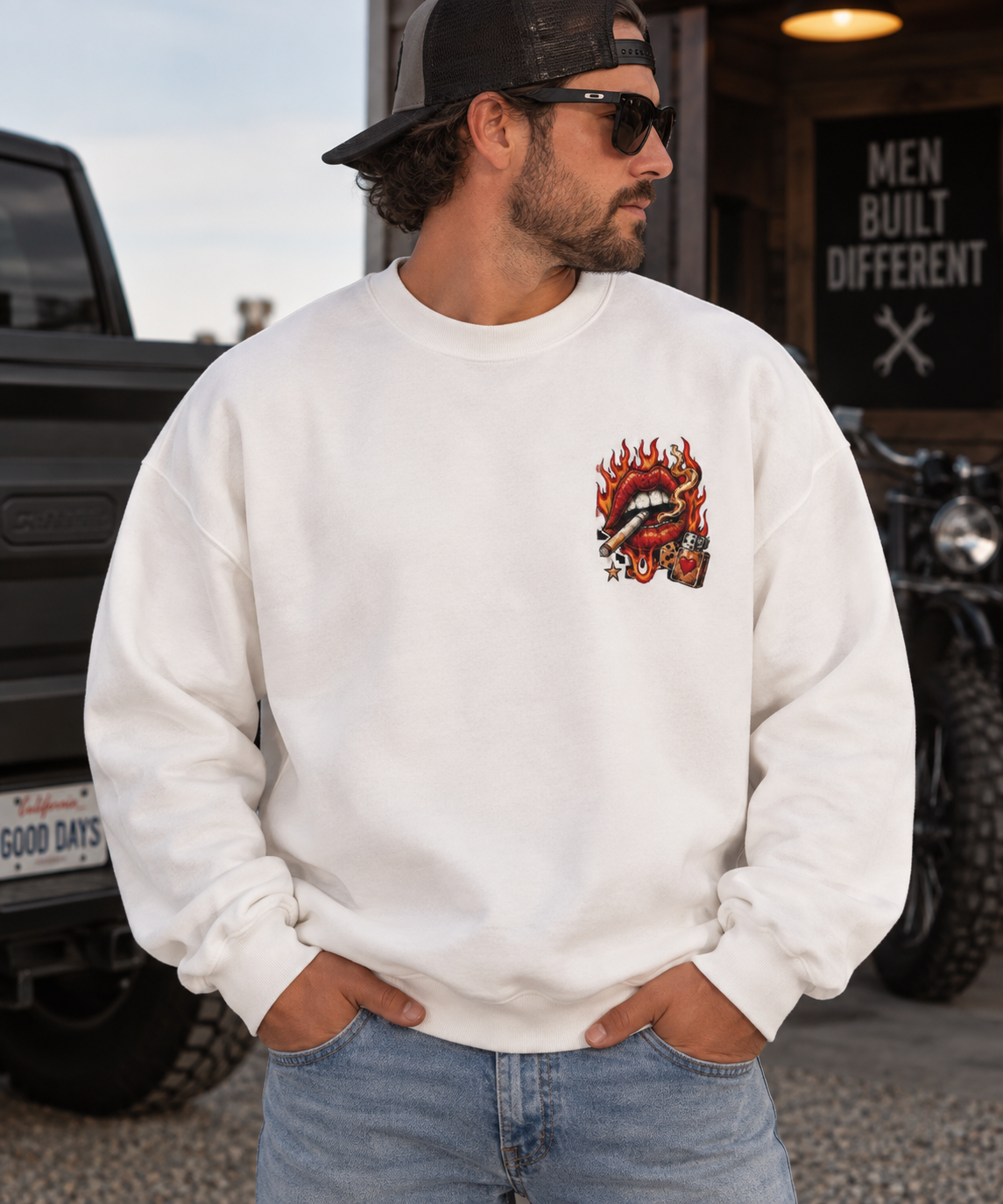 Luck Favors the BOLD Crewneck Sweatshirt