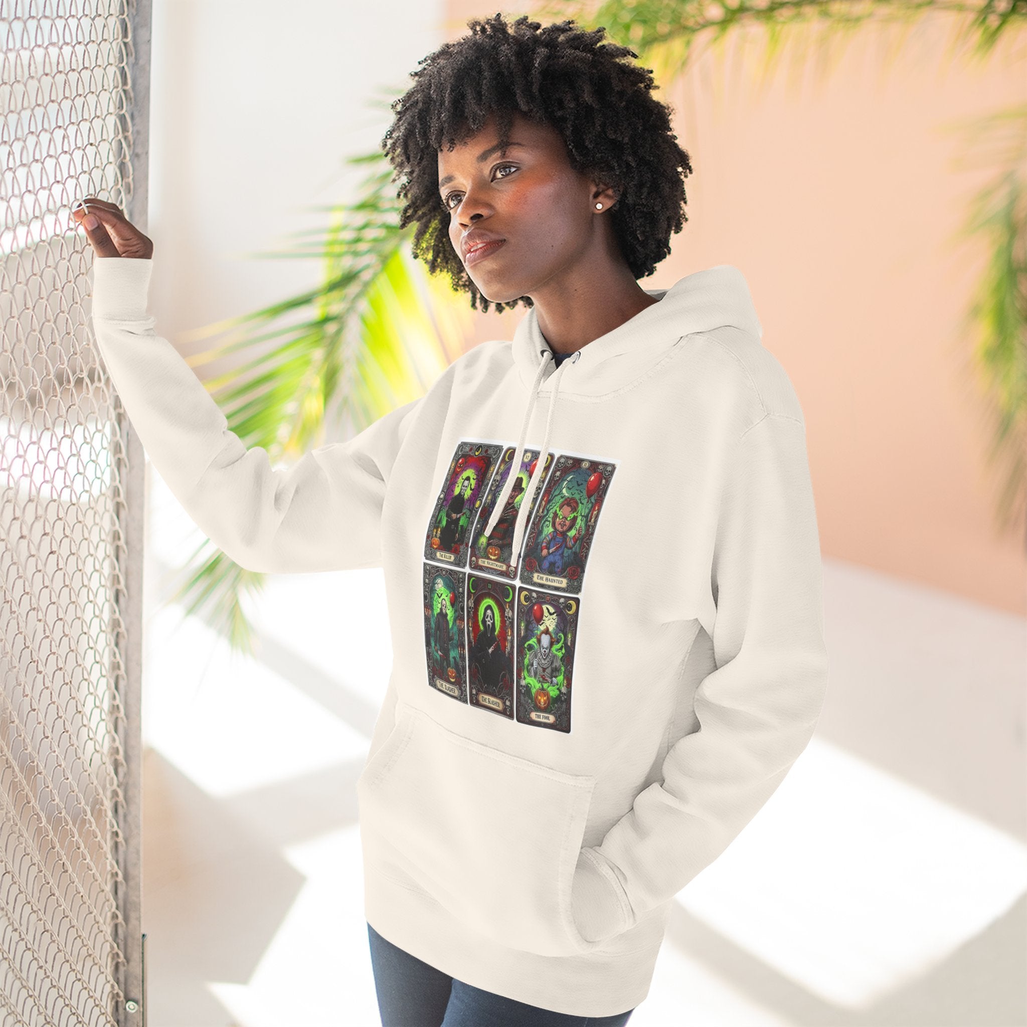 Horror Squad "FRIENDS" Graphic Hoodie — Retro Slasher Characters Pullover