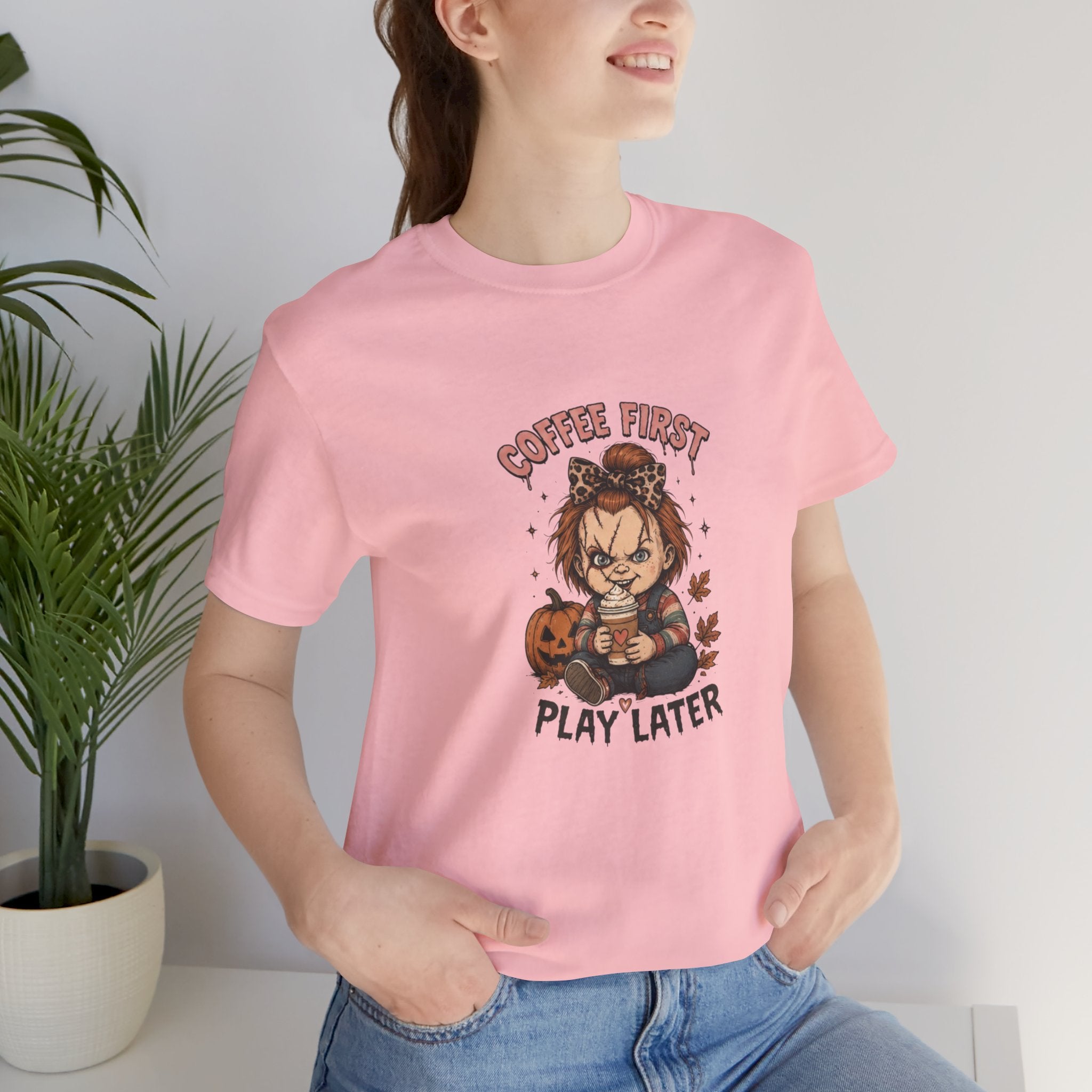 Spooky Season Tee — Leopard & Checker Ghosts Halloween Shirt