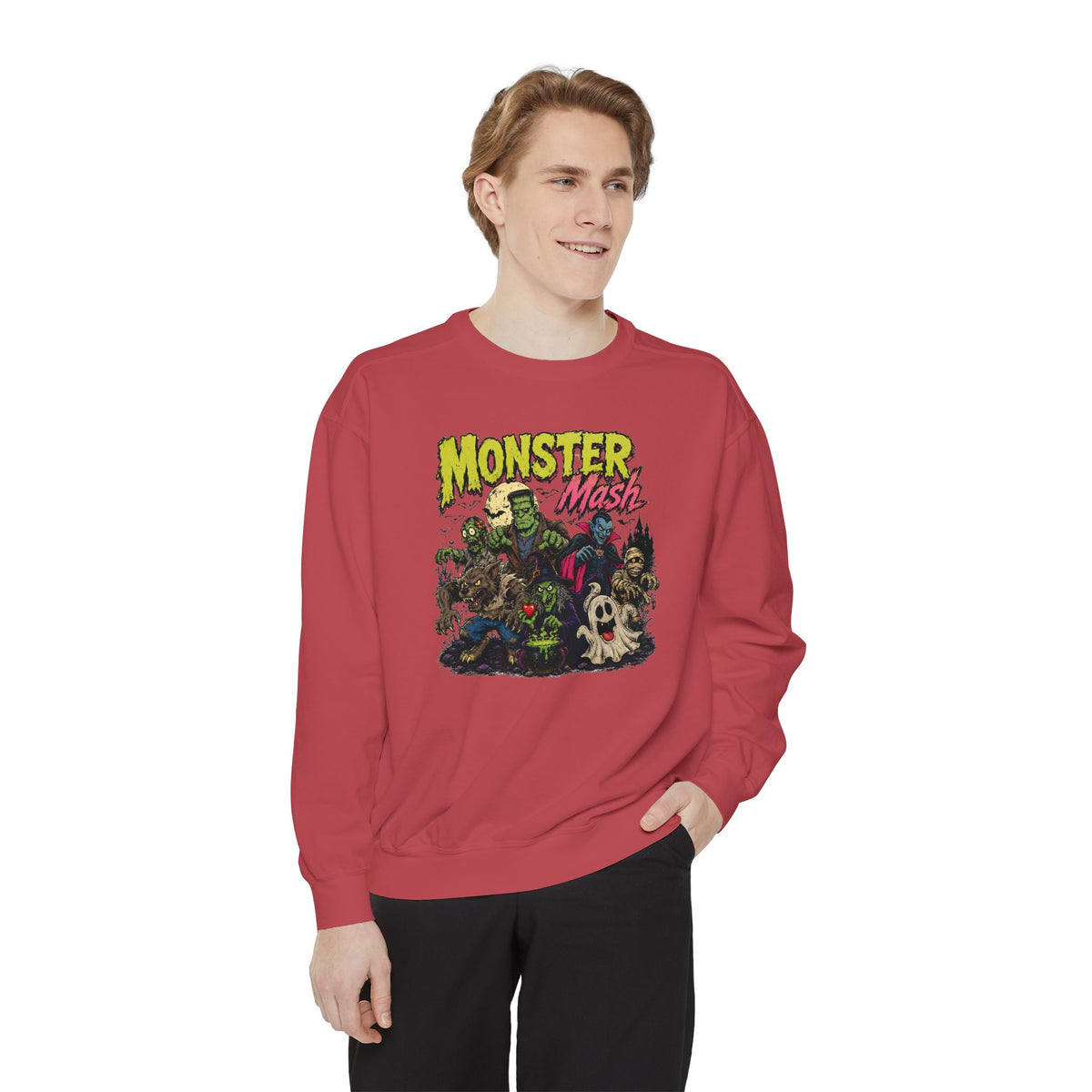 Retro Monster Mash  pullover