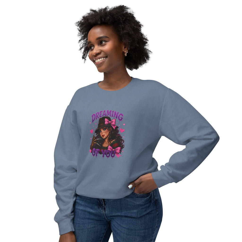 Spooky But Sweet Crewneck Sweatshirt — Cute Horror Michael Myers Graphic