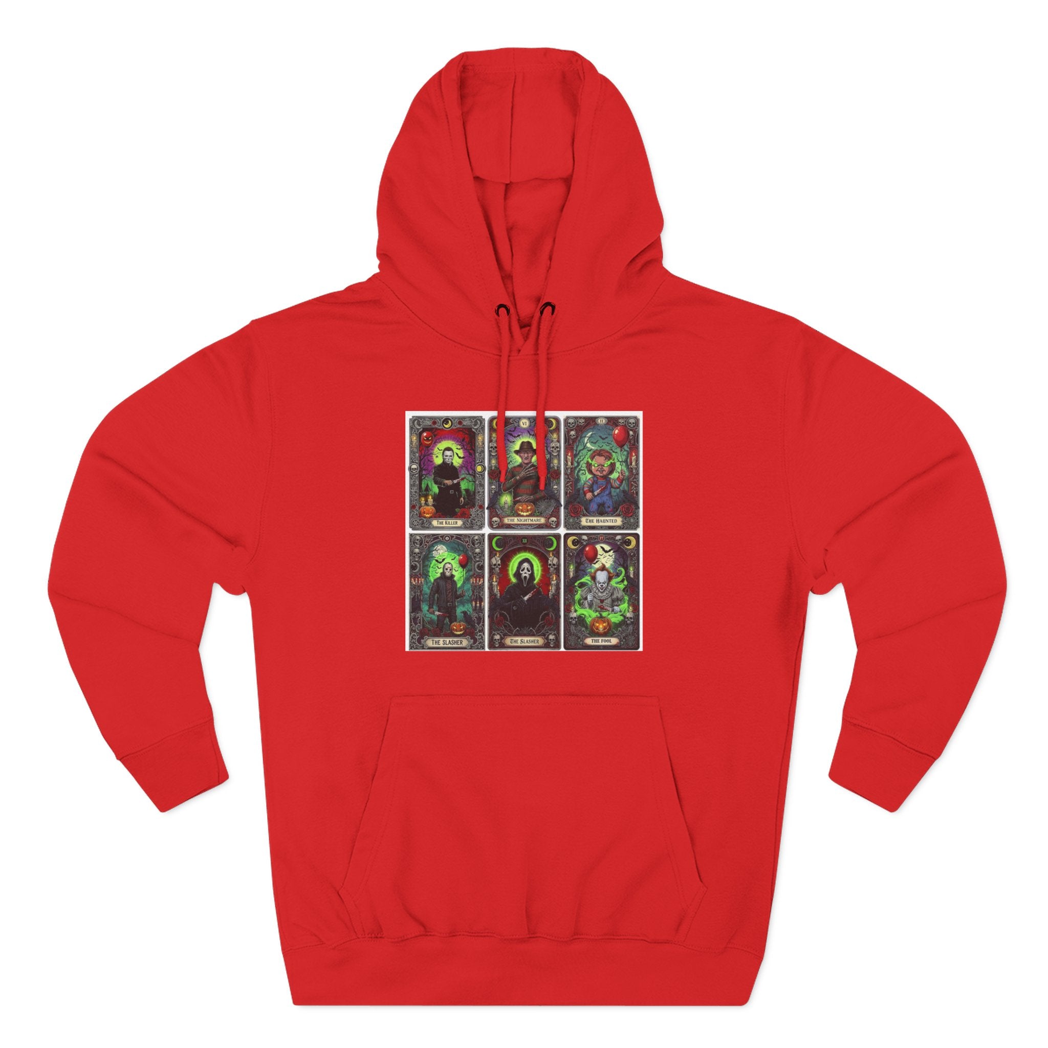 Horror Squad "FRIENDS" Graphic Hoodie — Retro Slasher Characters Pullover