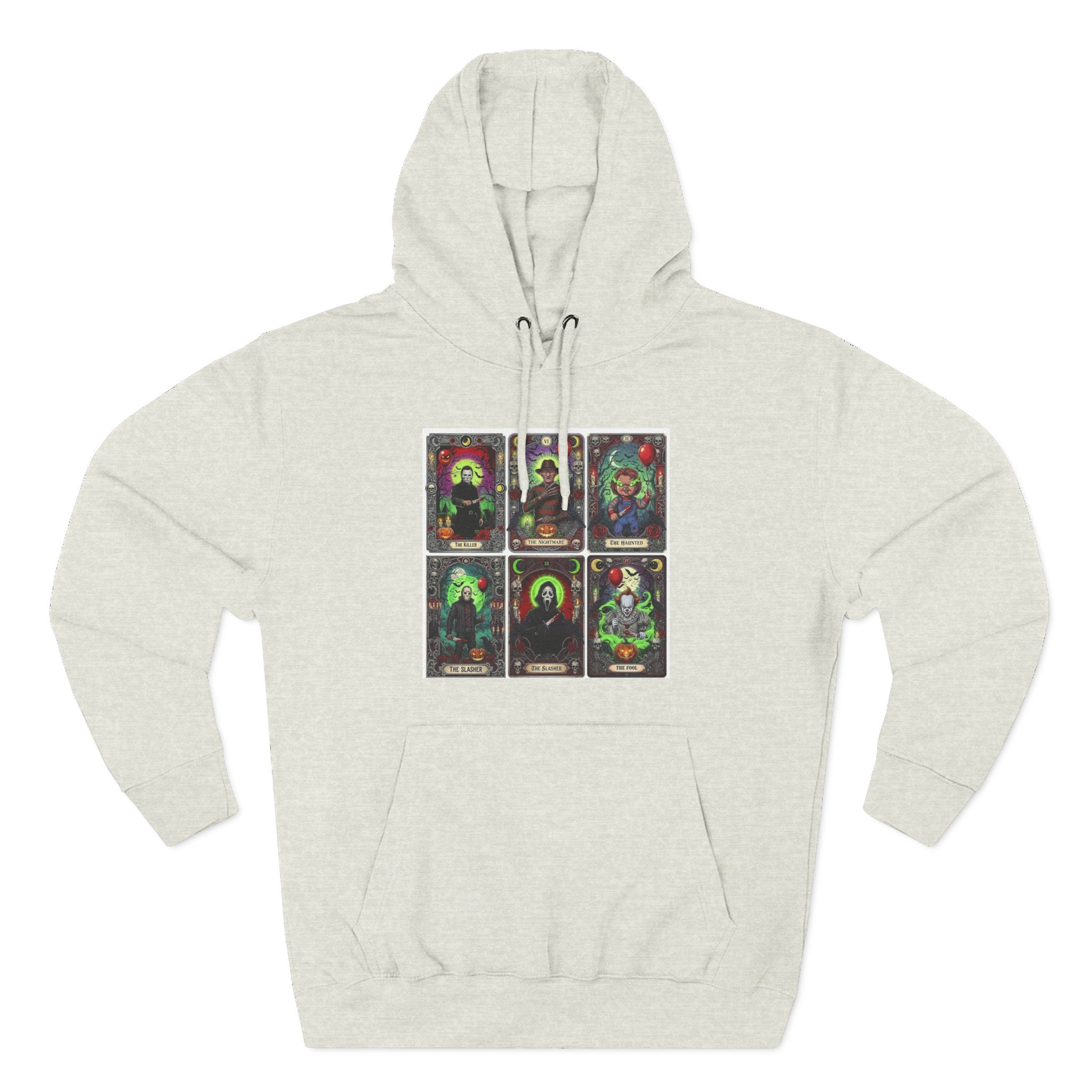 Horror Squad "FRIENDS" Graphic Hoodie — Retro Slasher Characters Pullover