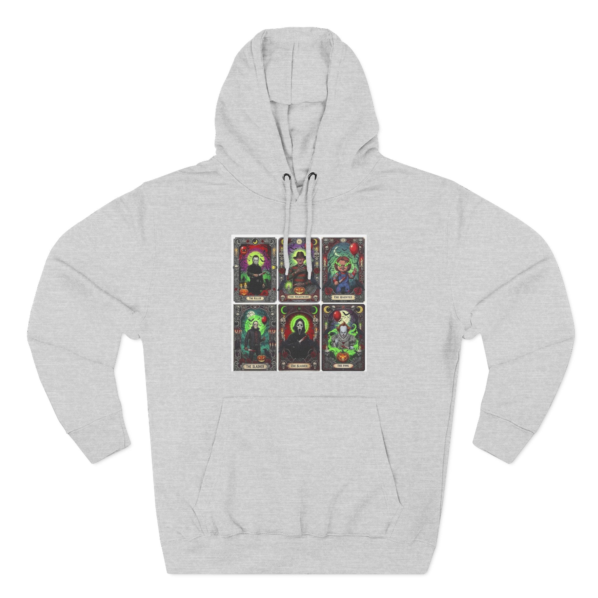 Horror Squad "FRIENDS" Graphic Hoodie — Retro Slasher Characters Pullover