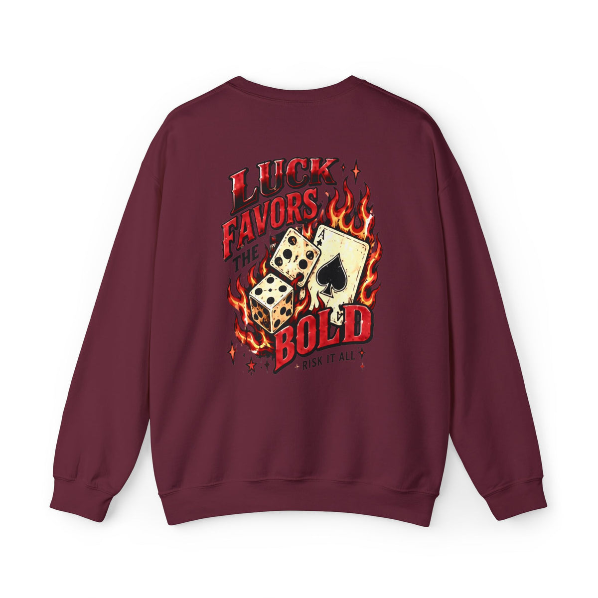 Luck Favors the BOLD Crewneck Sweatshirt