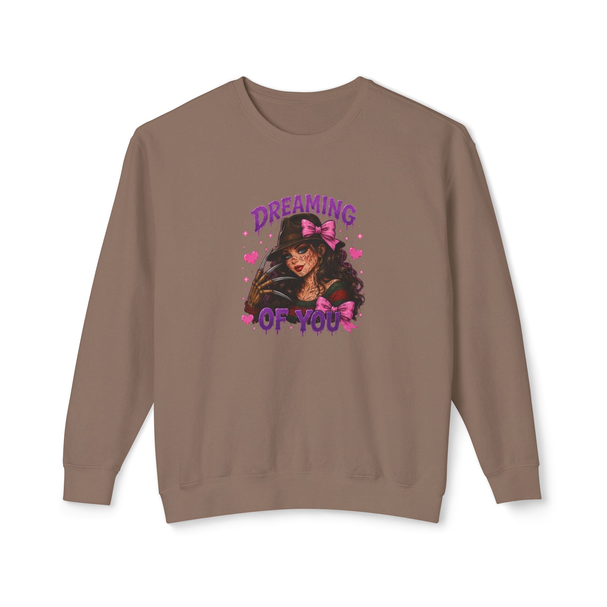 Spooky But Sweet Crewneck Sweatshirt — Cute Horror Michael Myers Graphic