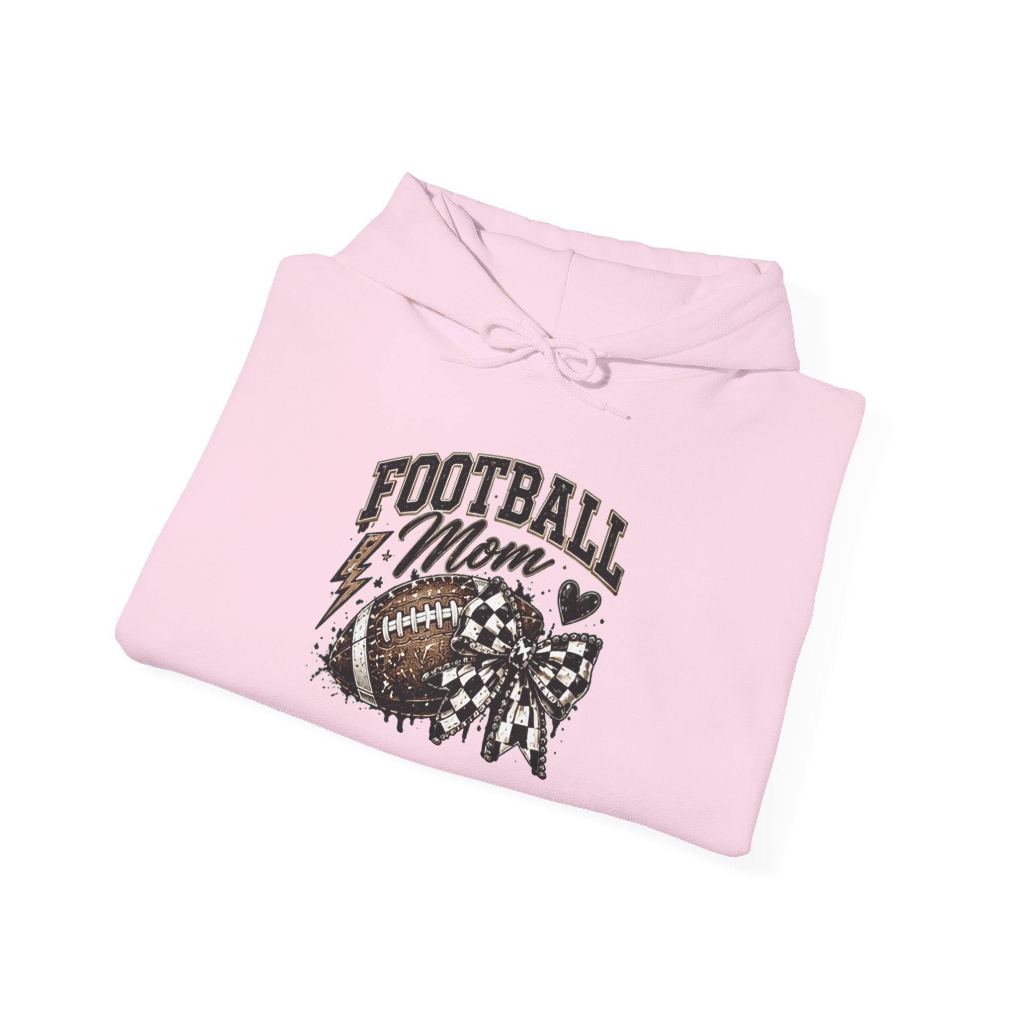 Football Mom Hoodie — Vintage Football Mom Graphic Pullover